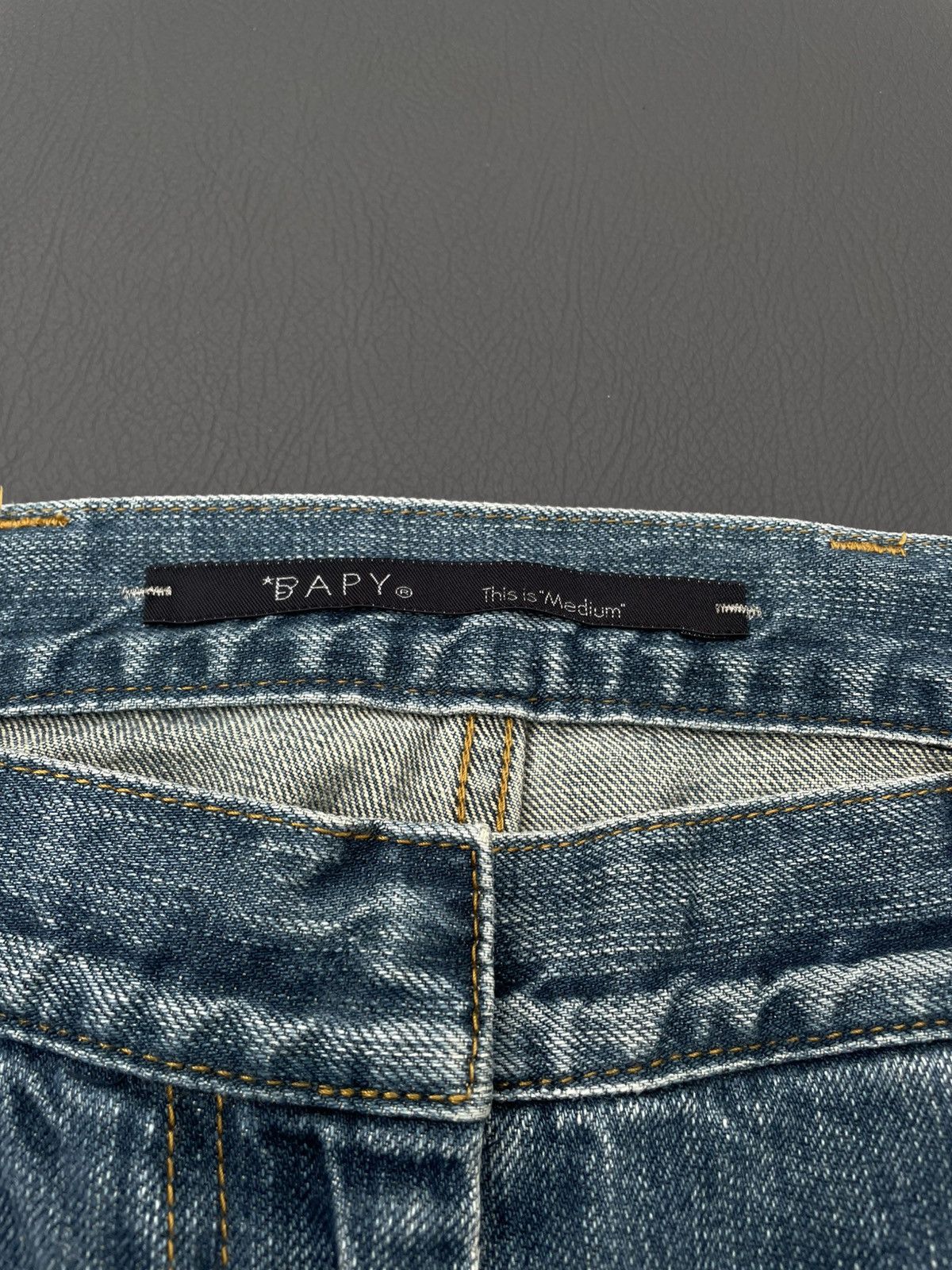 Bape BAPY Denim Women Size 29" - 7 Thumbnail