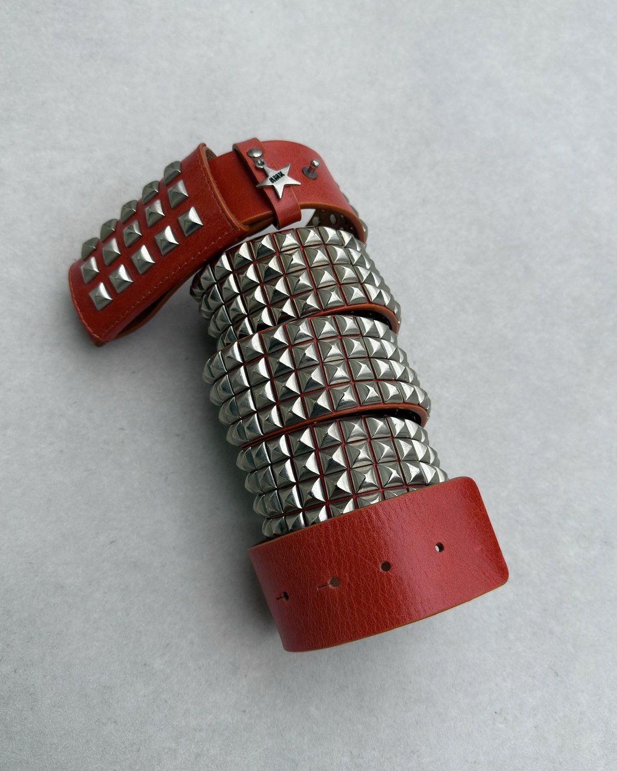 Andrew Mackenzie AW2008 Andrew Mackenzie Studded Punk Leather Belt Size ONE SIZE - 14 Thumbnail
