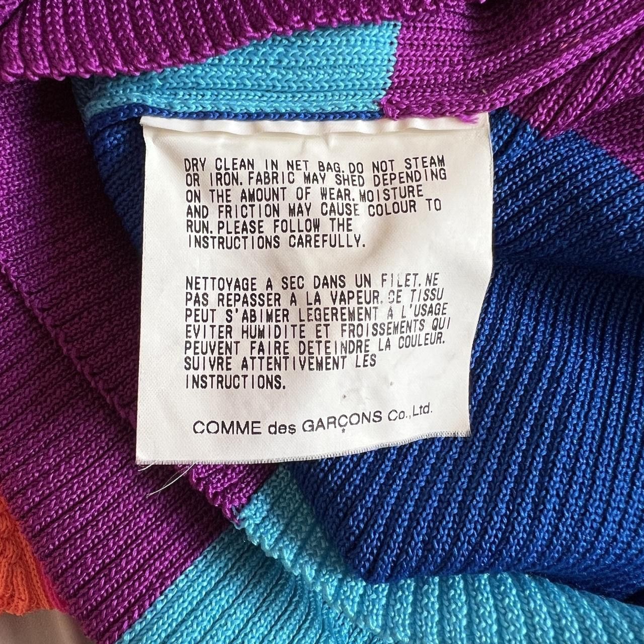 Comme des Garcons × Junya Watanabe Vintage Colour block knit t-shirt Size M / US 6-8 / IT 42-44 - 5 Thumbnail