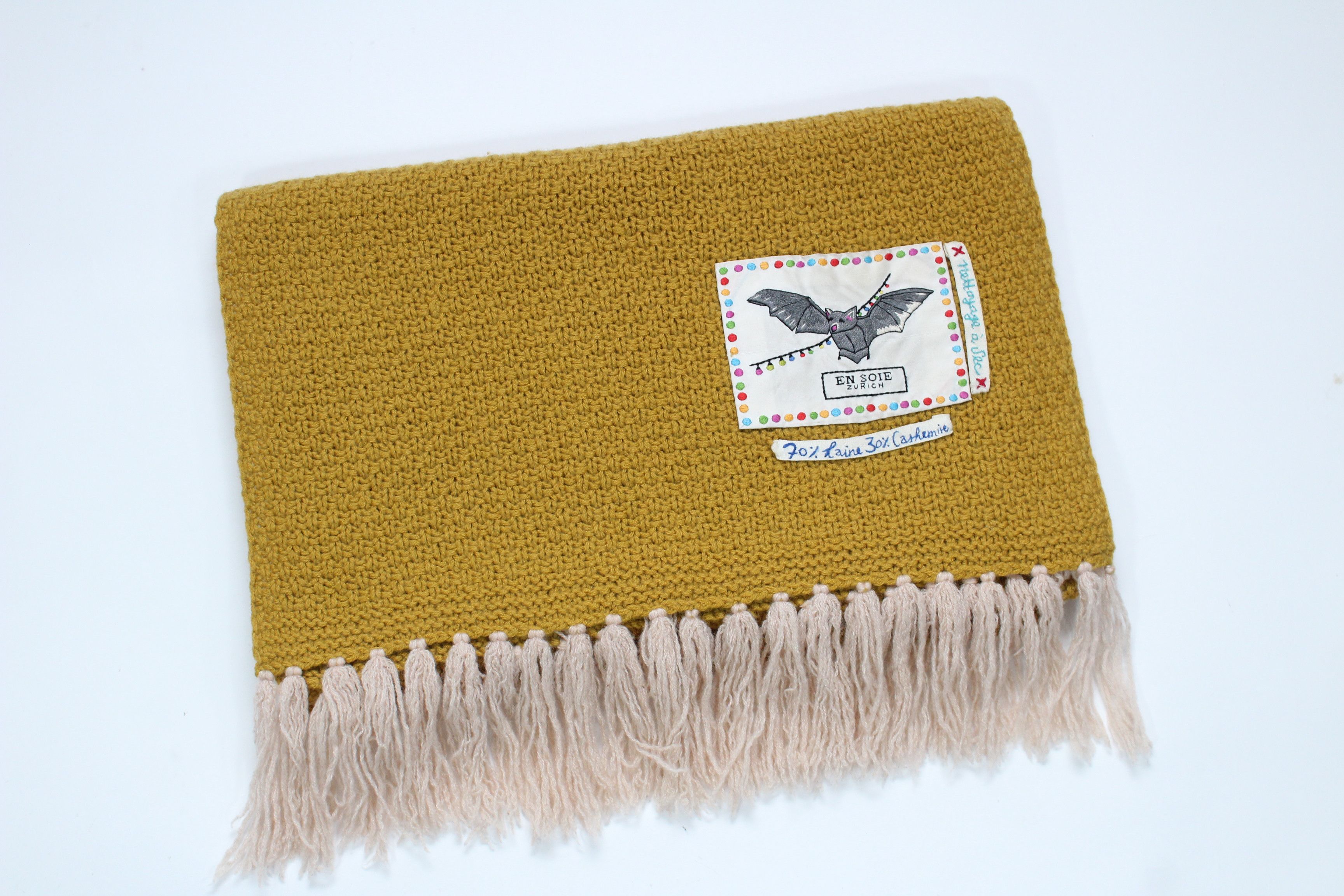 Other En Soie Zurich Scarf Cashmere Wool Vintage Rare Hype Size ONE SIZE - 4 Thumbnail