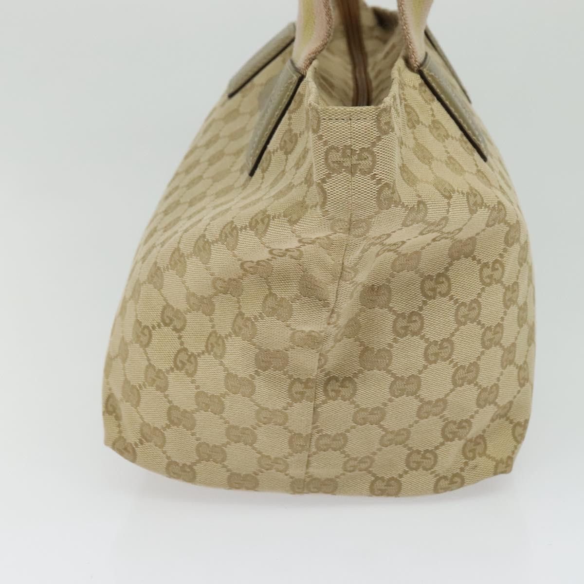 Gucci GUCCI GG Canvas Sherry Line Tote Bag Beige Pink Gold Size ONE SIZE - 5 Thumbnail