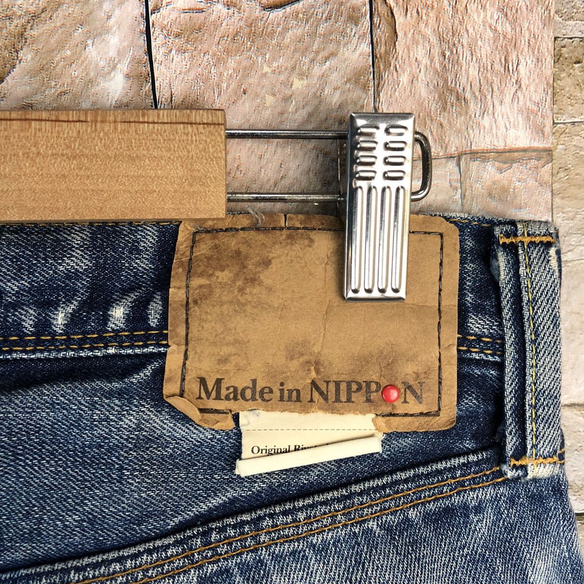 Japanese Brand Back Number Made In Nippon Denim Pants #A1122 Size US 29 - 17 Thumbnail