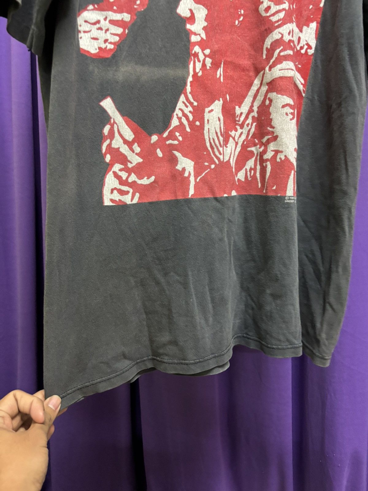 Band Tees vintage distressed sun faded ministry 1991 burning inside Size US L / EU 52-54 / 3 - 8 Thumbnail