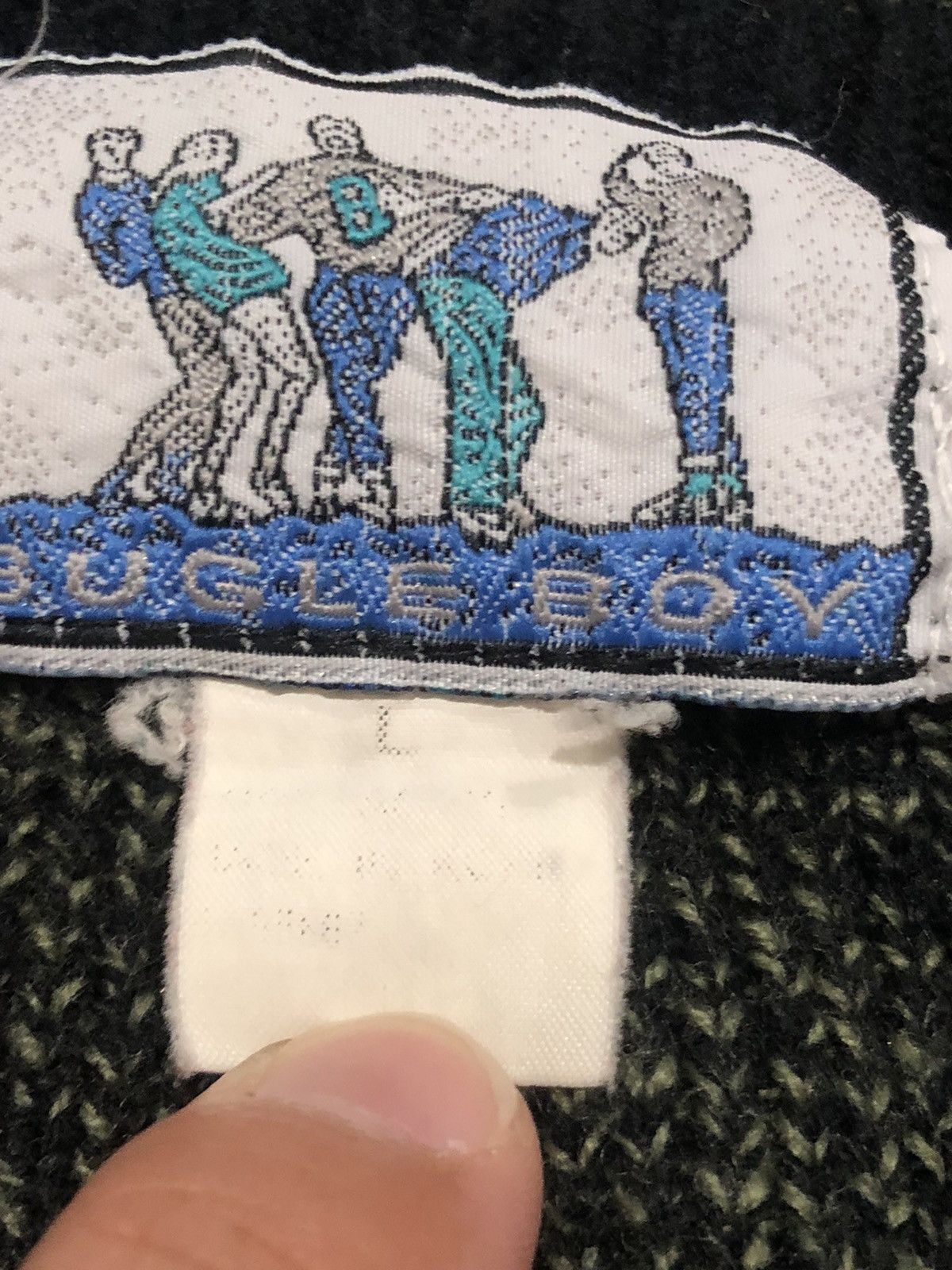 Bugle Boy Vtg 80s Bugle Boy University Varsity Cardigan Size US L / EU 52-54 / 3 - 7 Thumbnail