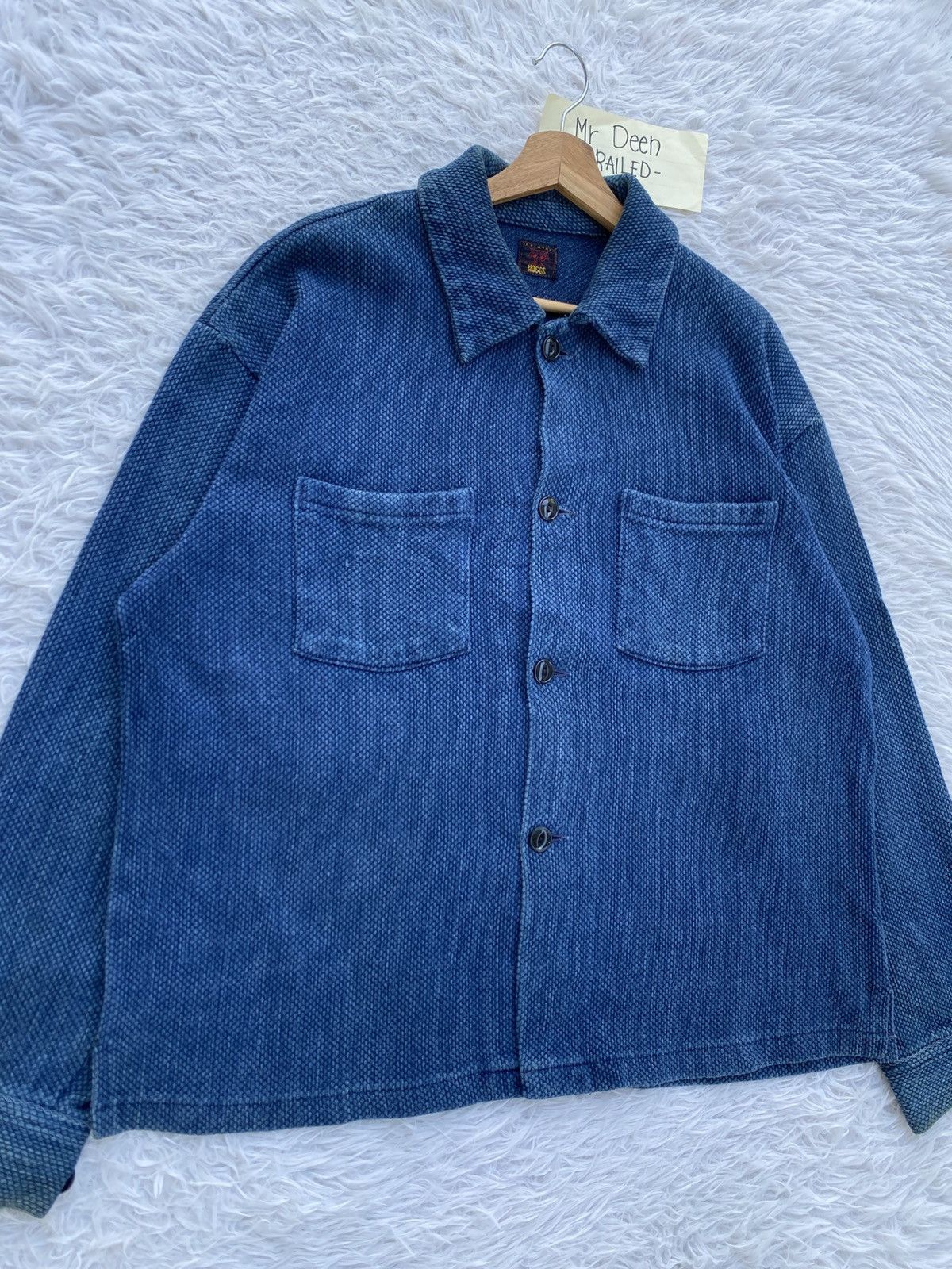 Nepenthes Vintage 90s Nepenthes Blue Worker Chore Jacket Size US L / EU 52-54 / 3 - 5 Thumbnail