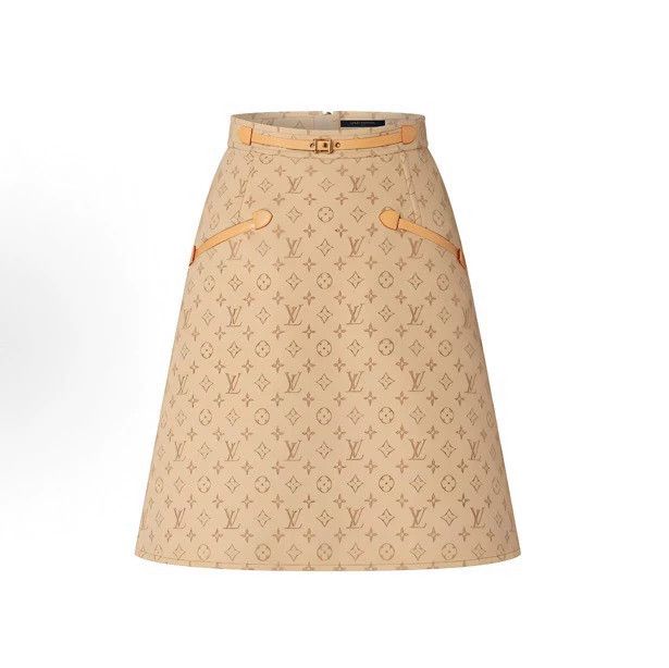 Louis Vuitton Louis Vuitton Full-print woolen skirt Size 37" - 1 Thumbnail