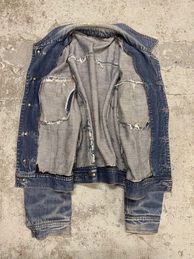 Dolce & Gabbana × Vintage 2000s Dolce & Gabbana Faded Blue Denim Jacket Size US XS / EU 42 / 0 - 5 Thumbnail