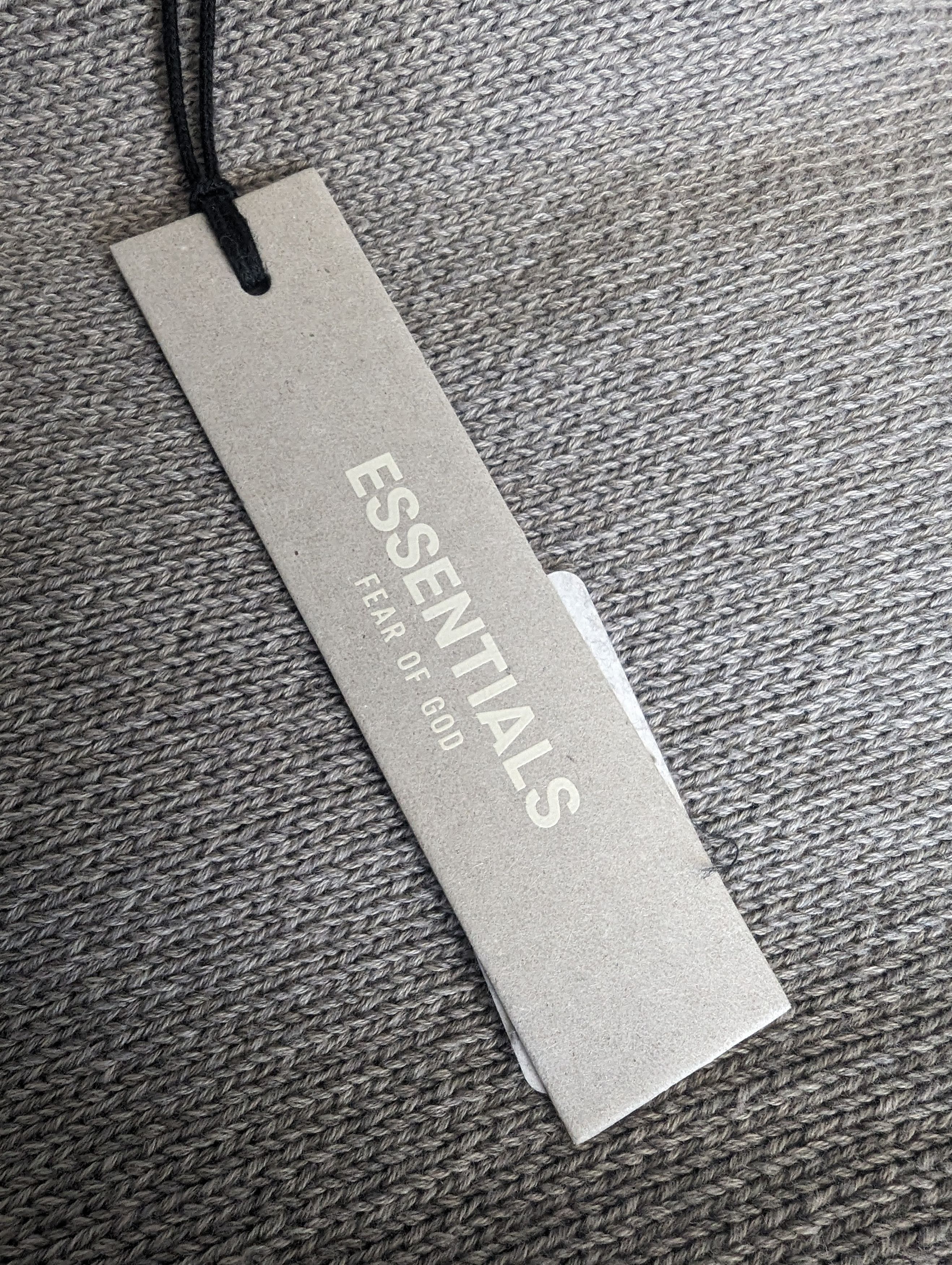 Essentials NEW Fear of God Essentials Knit Hoodie Heather Oatmeal Size US XL / EU 56 / 4 - 4 Thumbnail