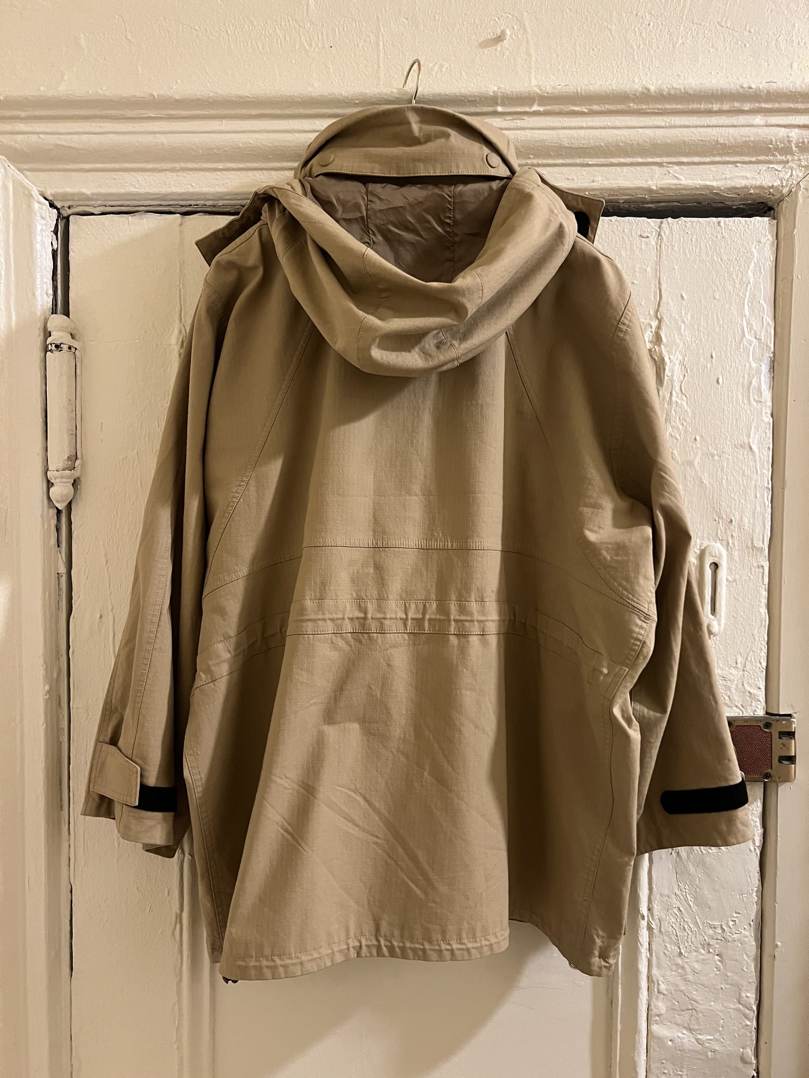 Balenciaga RARE Beige Ripstop Swing Parka Sample Size US L / EU 52-54 / 3 - 3 Thumbnail
