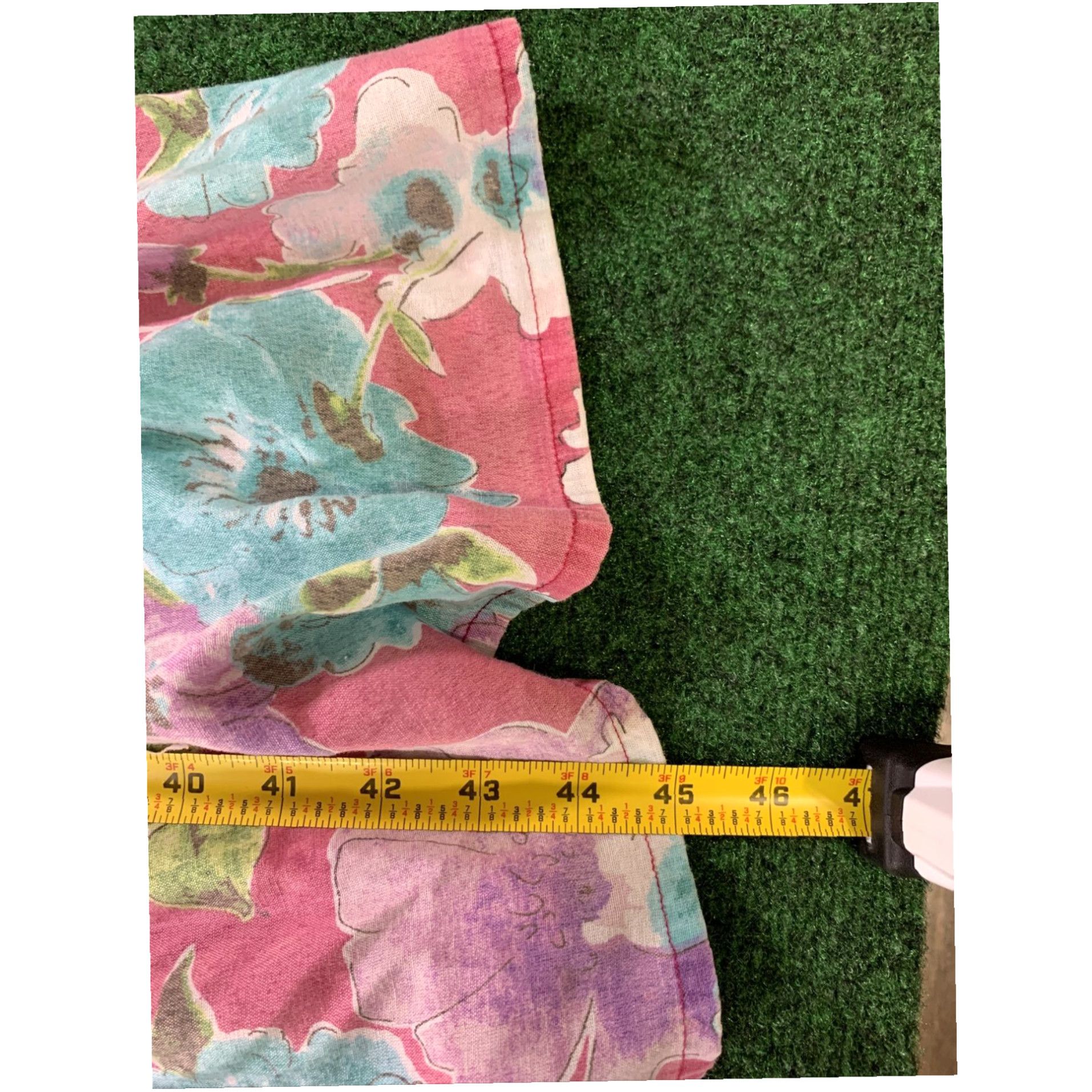 Pinko VTG MUUMUU Pink Floral W/pockets Size Large Day Dress Size L / US 10 / IT 46 - 6 Thumbnail