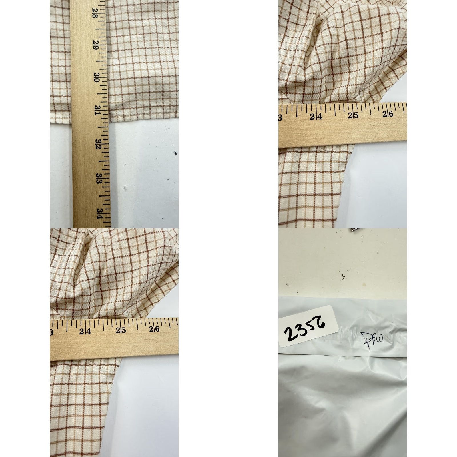 Polo Ralph Lauren Polo Ralph Lauren Shirt Mens Large Beige Check Westerton Classic Button Front Size US L / EU 52-54 / 3 - 8 Thumbnail