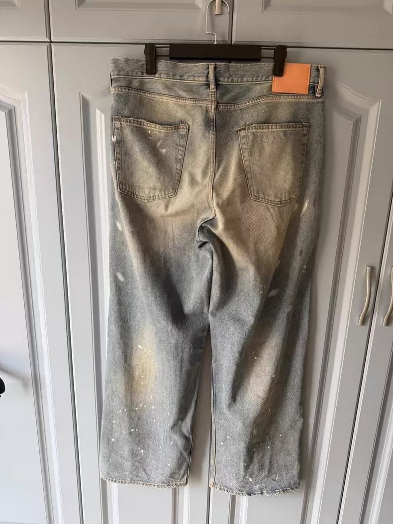 Acne Studios Acne Studios Blue heavy graffiti jeans Size US 34 / EU 50 - 2 Thumbnail