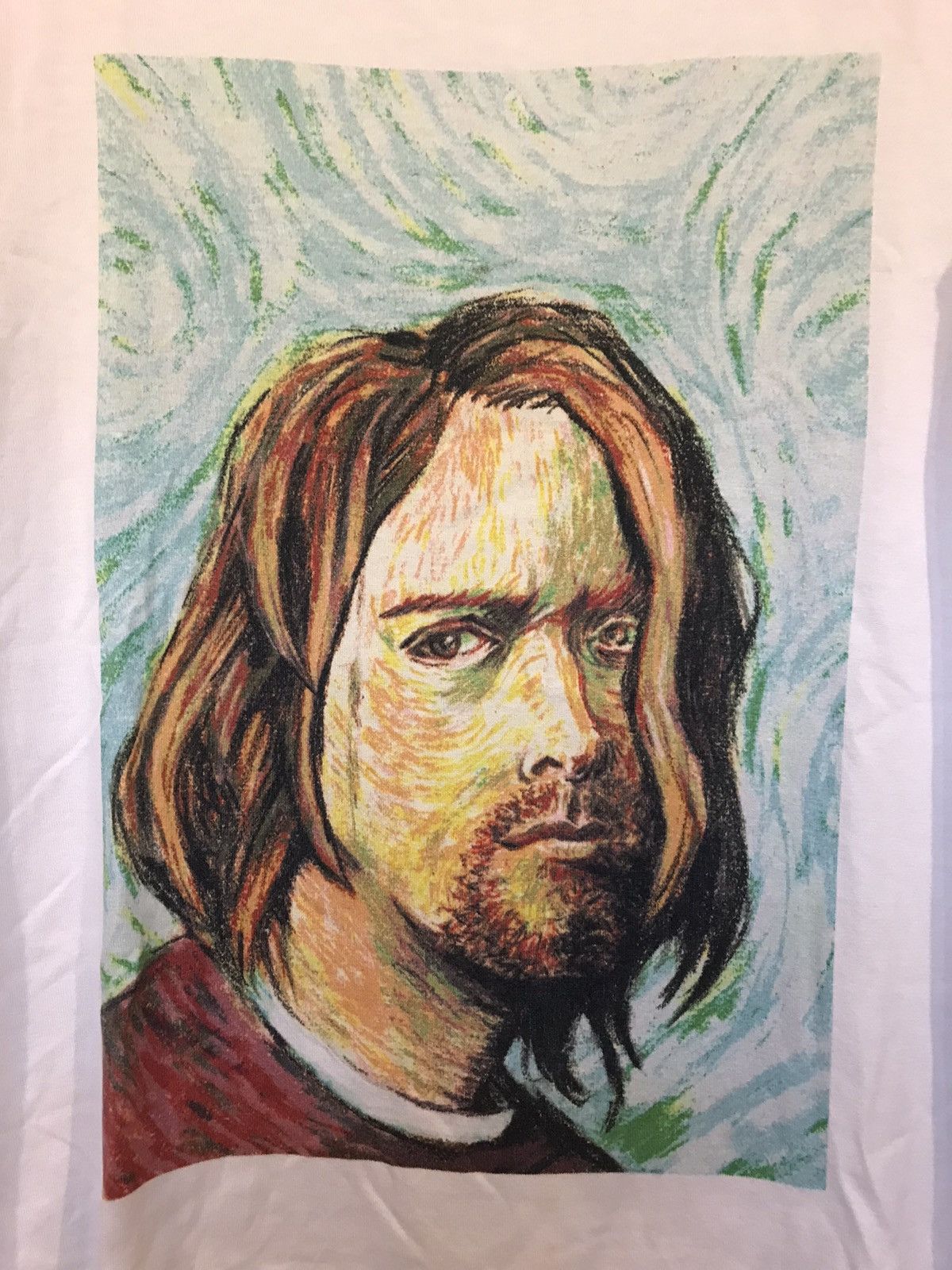 Number (N)ine Nimber (N)ine Kurt Cobain Van Gough Tee Shirt Size US S / EU 44-46 / 1 - 2 Thumbnail