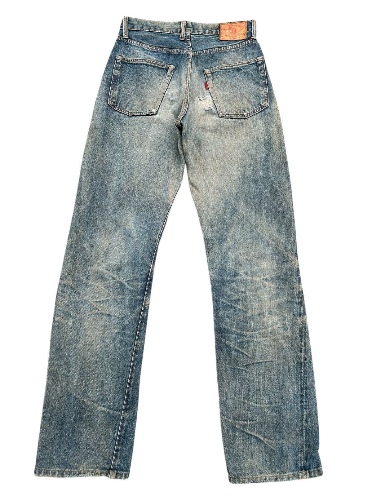 Kapital Vintage FOB Selvedge Distressed Rusty Mudwash Denim Jeans Size US 28 / EU 44 - 2 Thumbnail