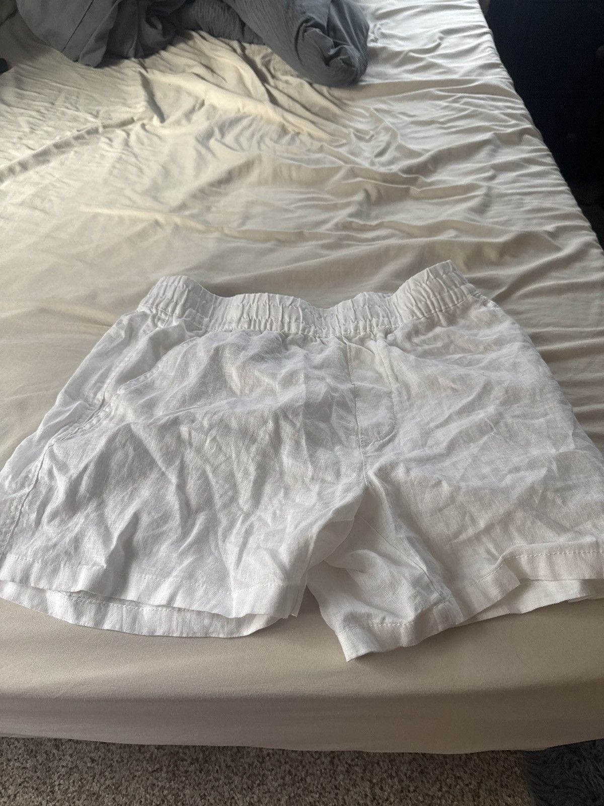Zara White linen pants Size US 31 - 2 Thumbnail