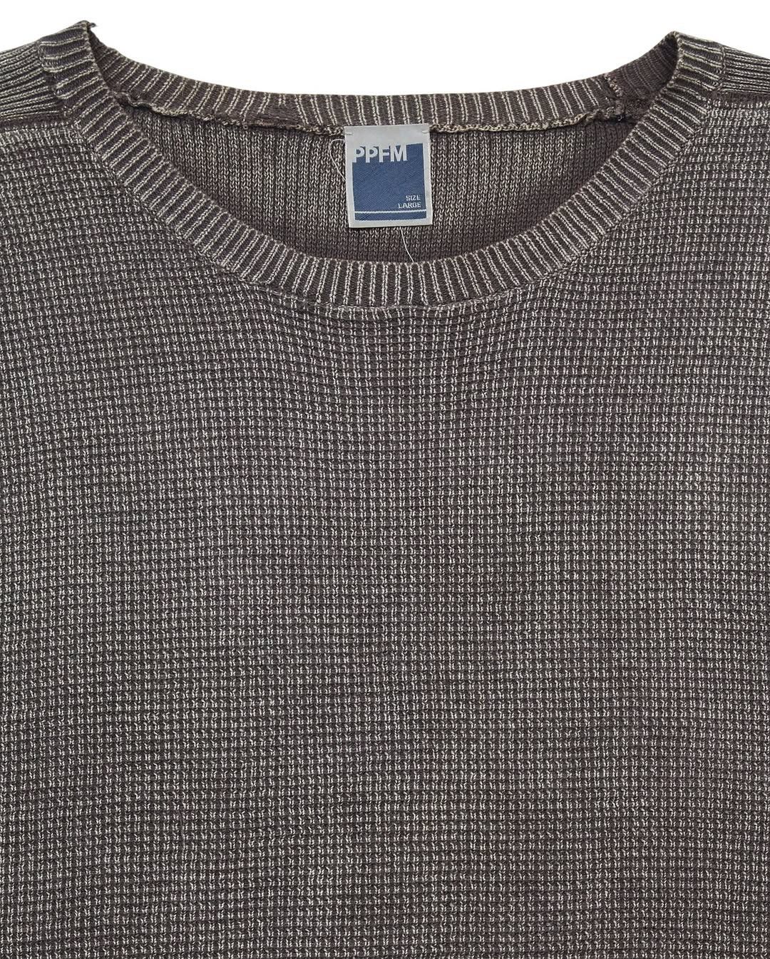 PPFM FW2003 PPFM SOFT WAFFLE TEXTURE WASHED KNIT SWEATER Size US M / EU 48-50 / 2 - 3 Thumbnail