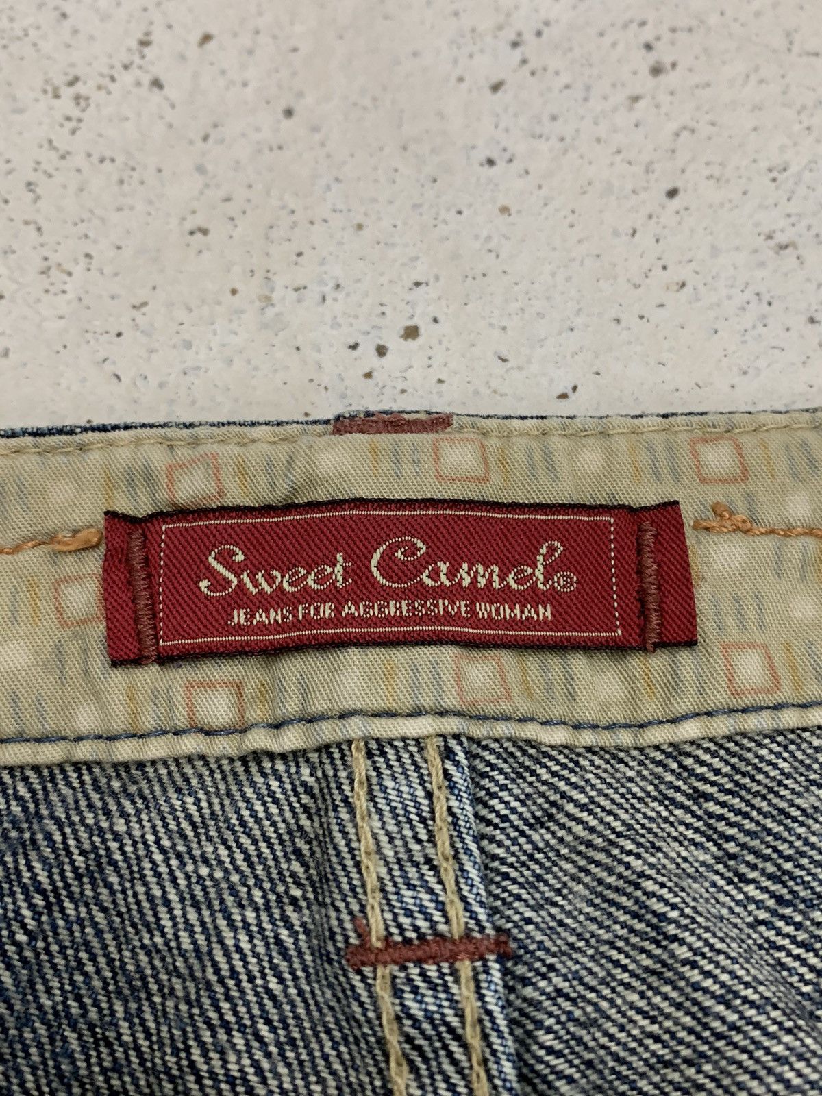 20471120 × Japanese Brand Sweet Camel Flare Kapital Style Whisker Distressed Denim Size US 28 / EU 44 - 18 Thumbnail
