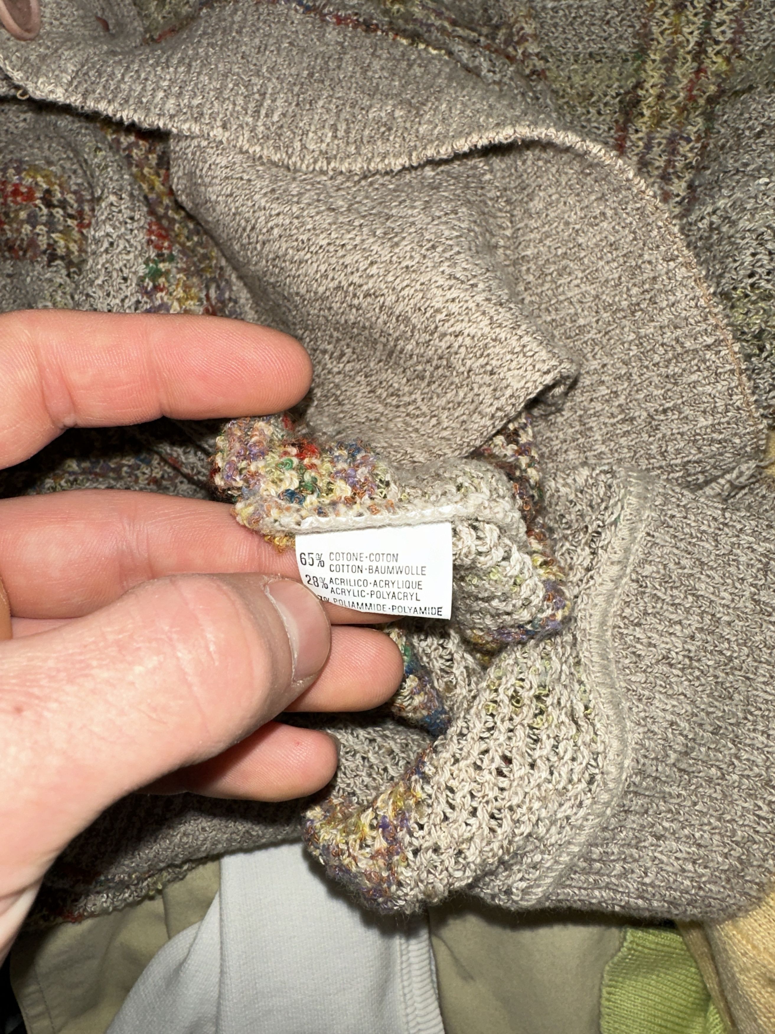 Missoni 1989 Missoni Cardigan 3DKnit Pullover Retro Jeresy Size 48 M Size US M / EU 48-50 / 2 - 10 Thumbnail
