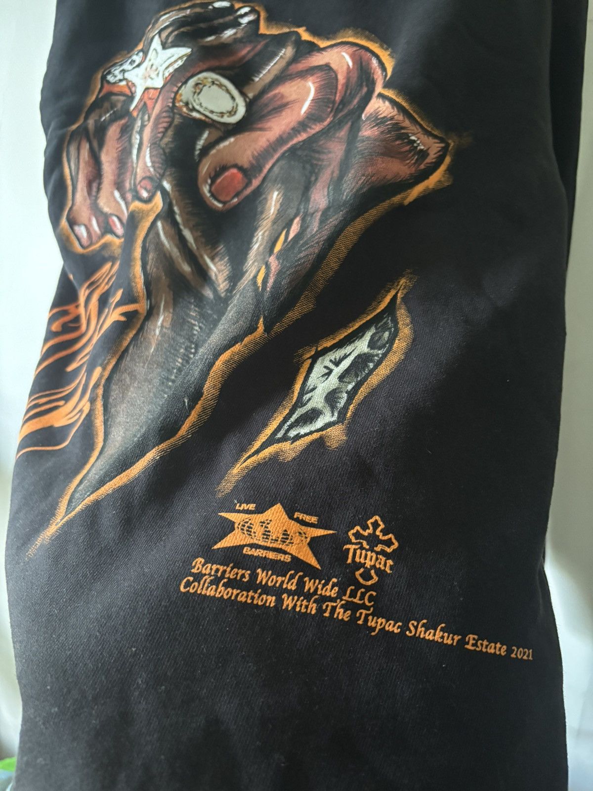 Barriers Barriers Tupac hoodie Size US S / EU 44-46 / 1 - 3 Thumbnail
