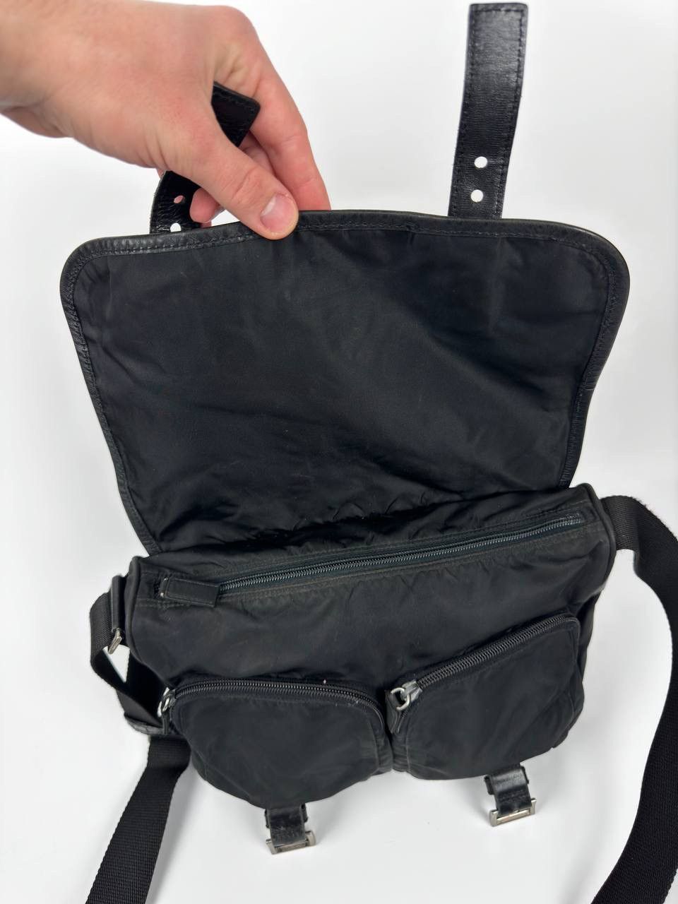 Prada × Vintage Vintage Prada Nylon Satchel Bag Size ONE SIZE - 2 Thumbnail