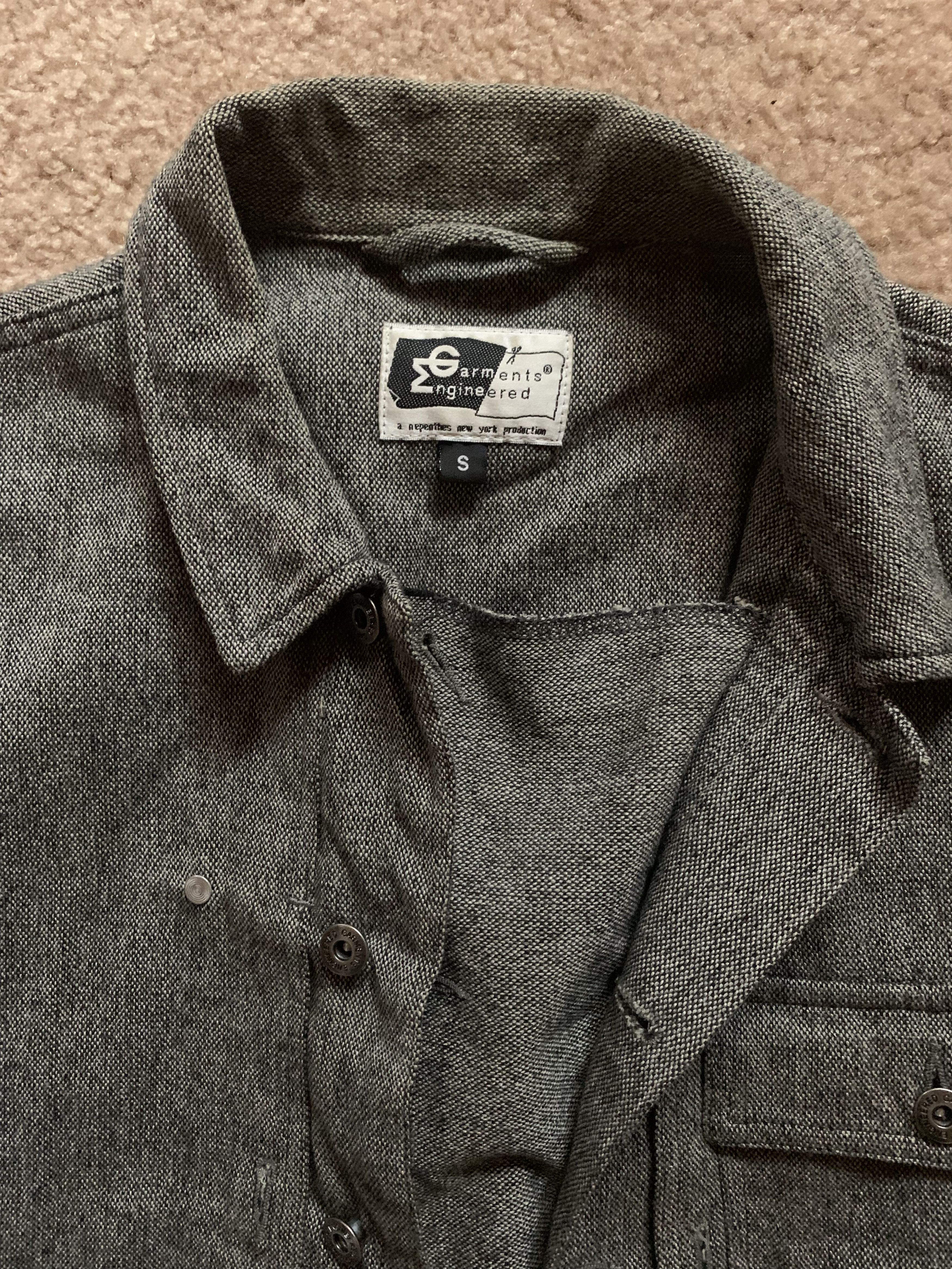 Engineered Garments Grey Worker Jacket Size US S / EU 44-46 / 1 - 3 Thumbnail