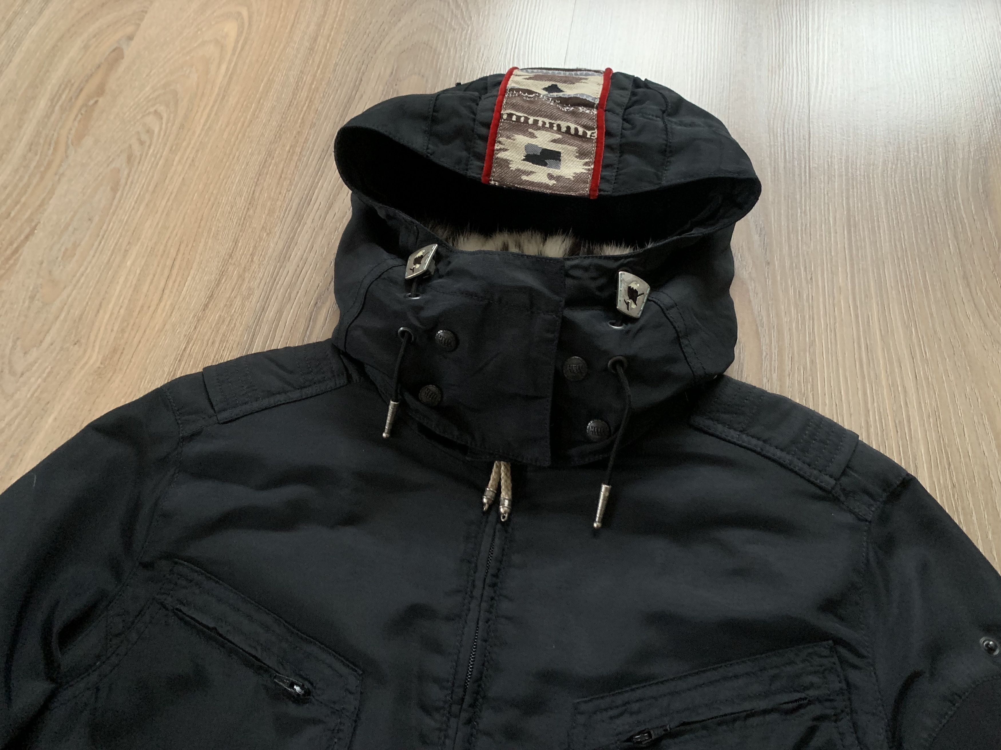 Other Womens Vintage London Alpine Jacket With Fur Neck Size M / US 6-8 / IT 42-44 - 4 Thumbnail