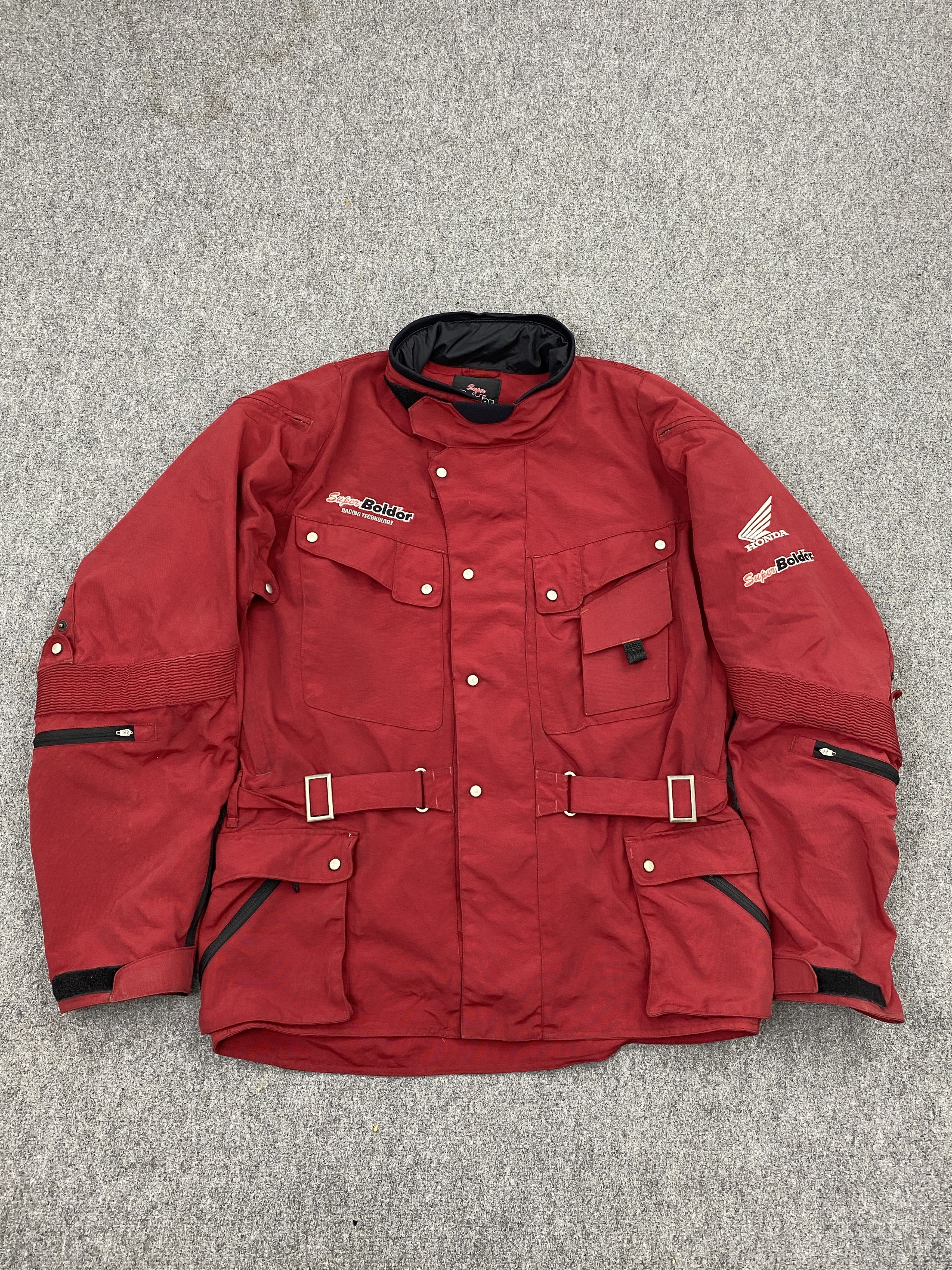 Honda Vintage Honda Super Boldor Motorcycle Jacket MJ0093Z Size US XL / EU 56 / 4 - 1 Thumbnail