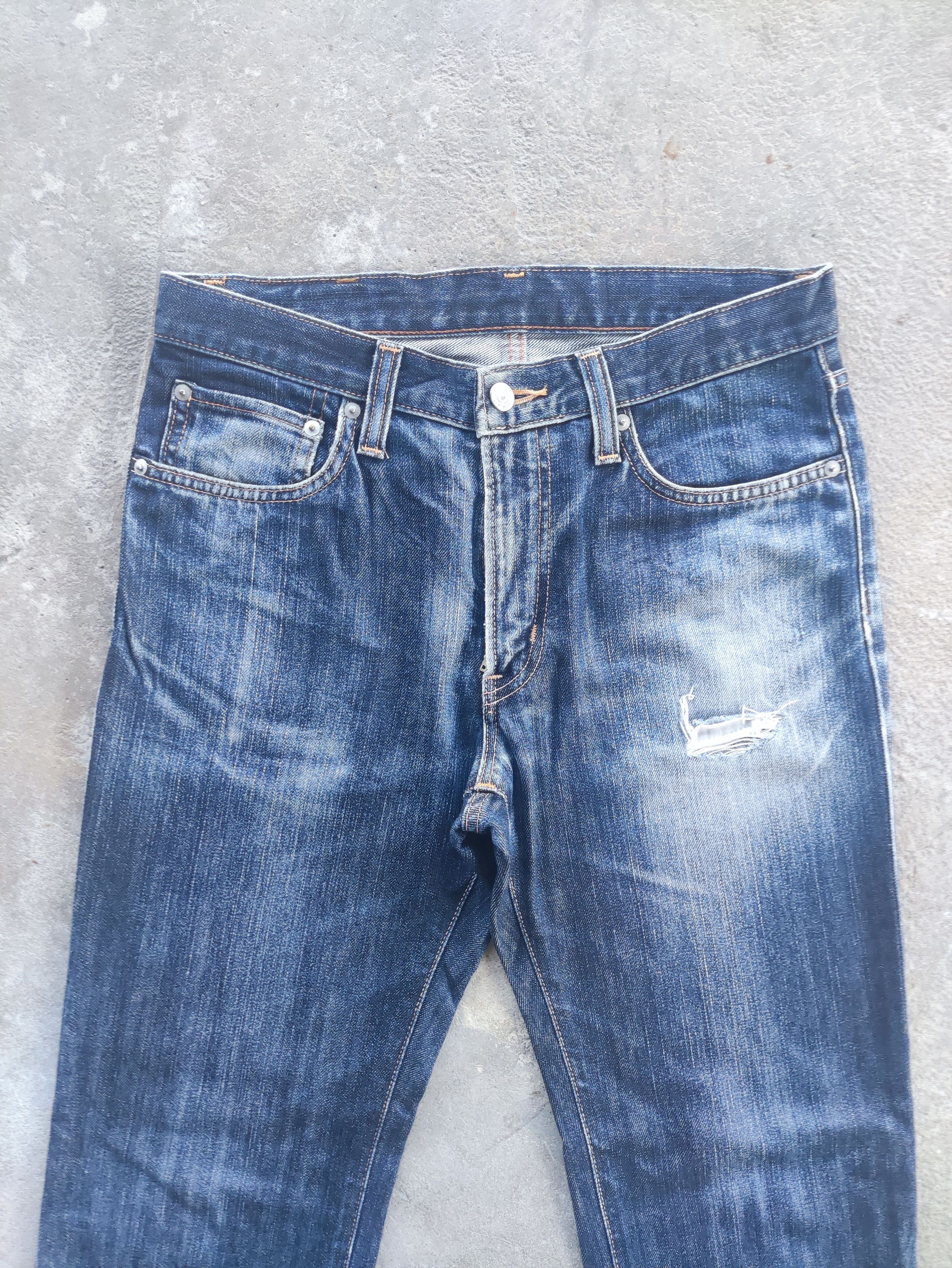 Edwin Vintage Edwin Brand Distressed Faded Denim Pants Size US 31 - 3 Thumbnail
