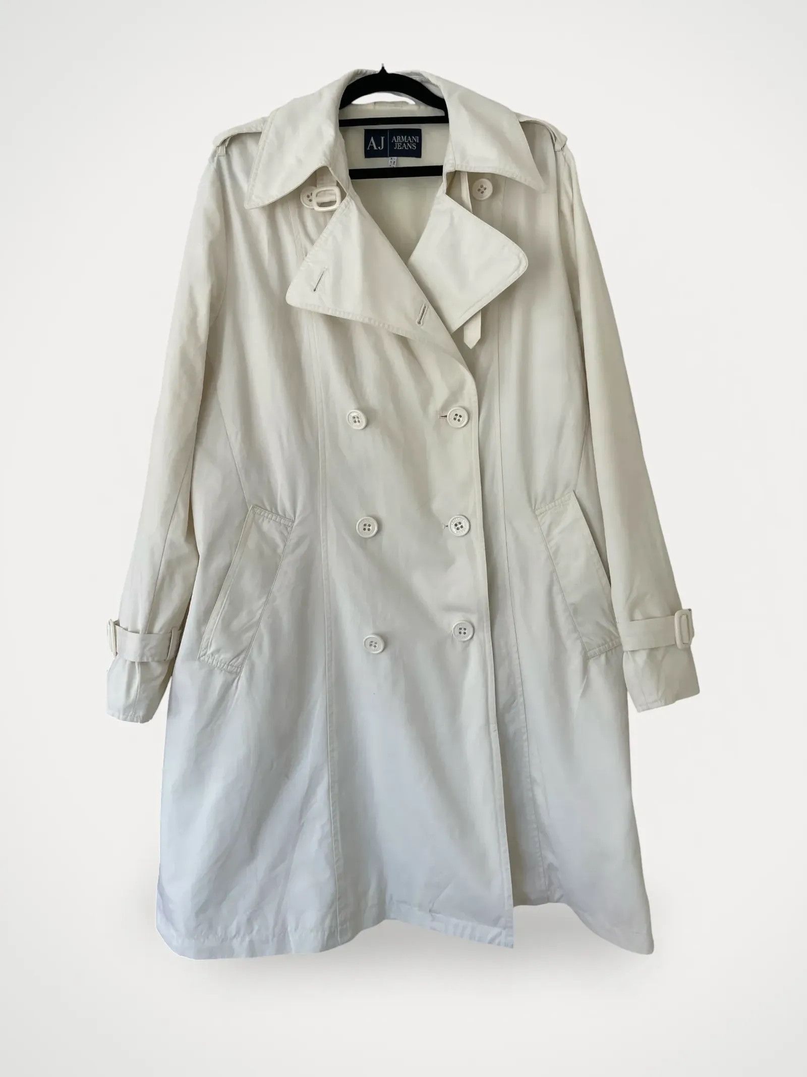 Armani Armani Armani Jeans Trenchcoat Trenchcoat Size M / US 6-8 / IT 42-44 - 1 Thumbnail