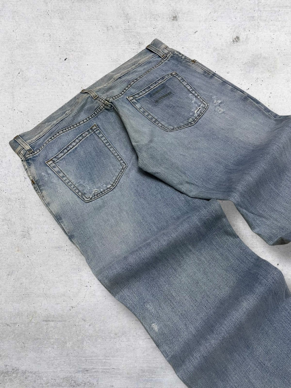 Dolce & Gabbana DOLCE & GABBANA 90S DESIGNER DISTRESSED BLUEWASHED DENIM Size US 36 / EU 52 - 17 Thumbnail