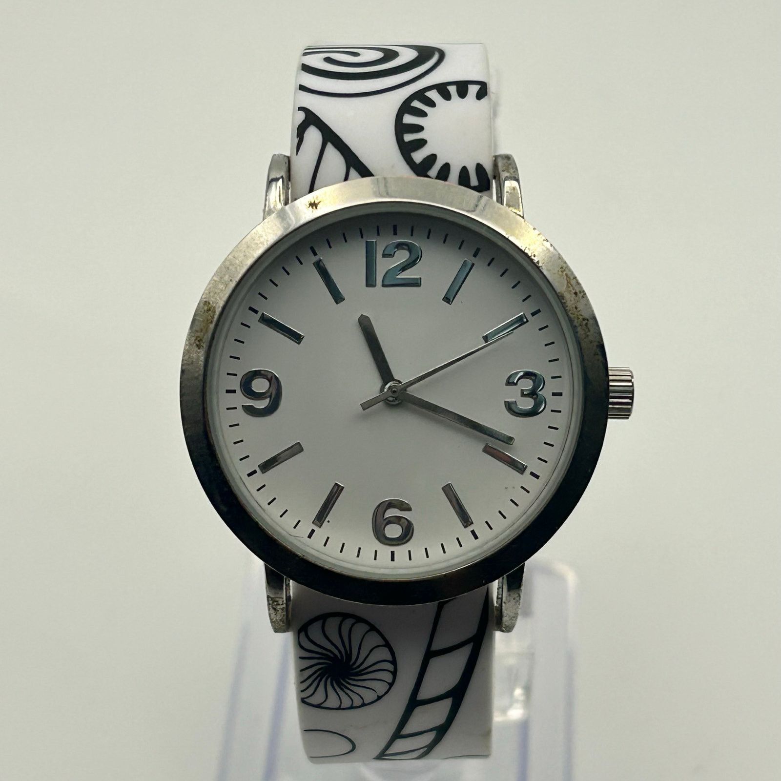 Other Doodlz Color Your Own 36mm Black & White Silicon Band Watch Size ONE SIZE - 2 Thumbnail