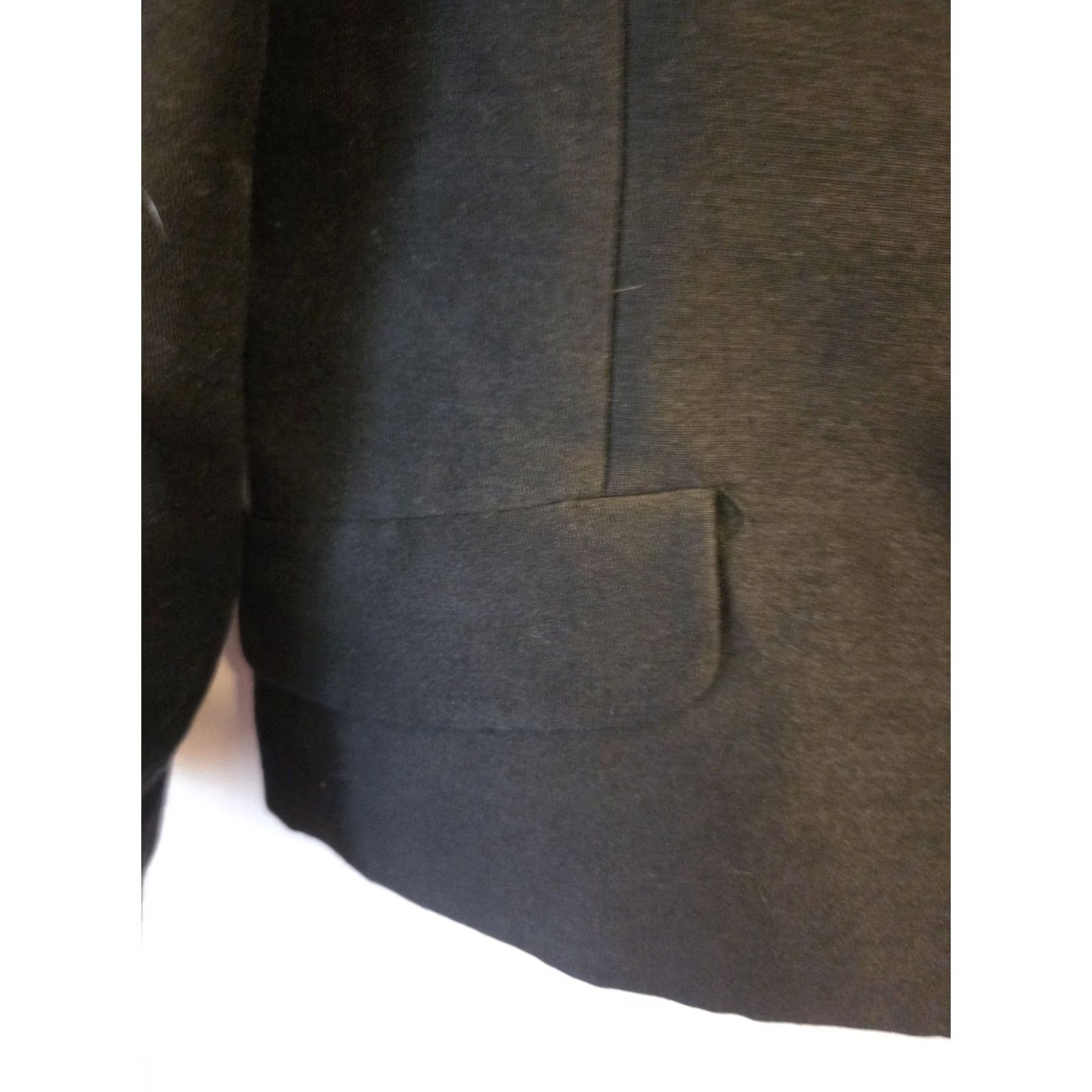 Vintage VINTAGE 60s Bonwit Teller Black Jacket Blazer Sz M Couture MS Size 32" / US 10 / IT 46 - 6 Thumbnail