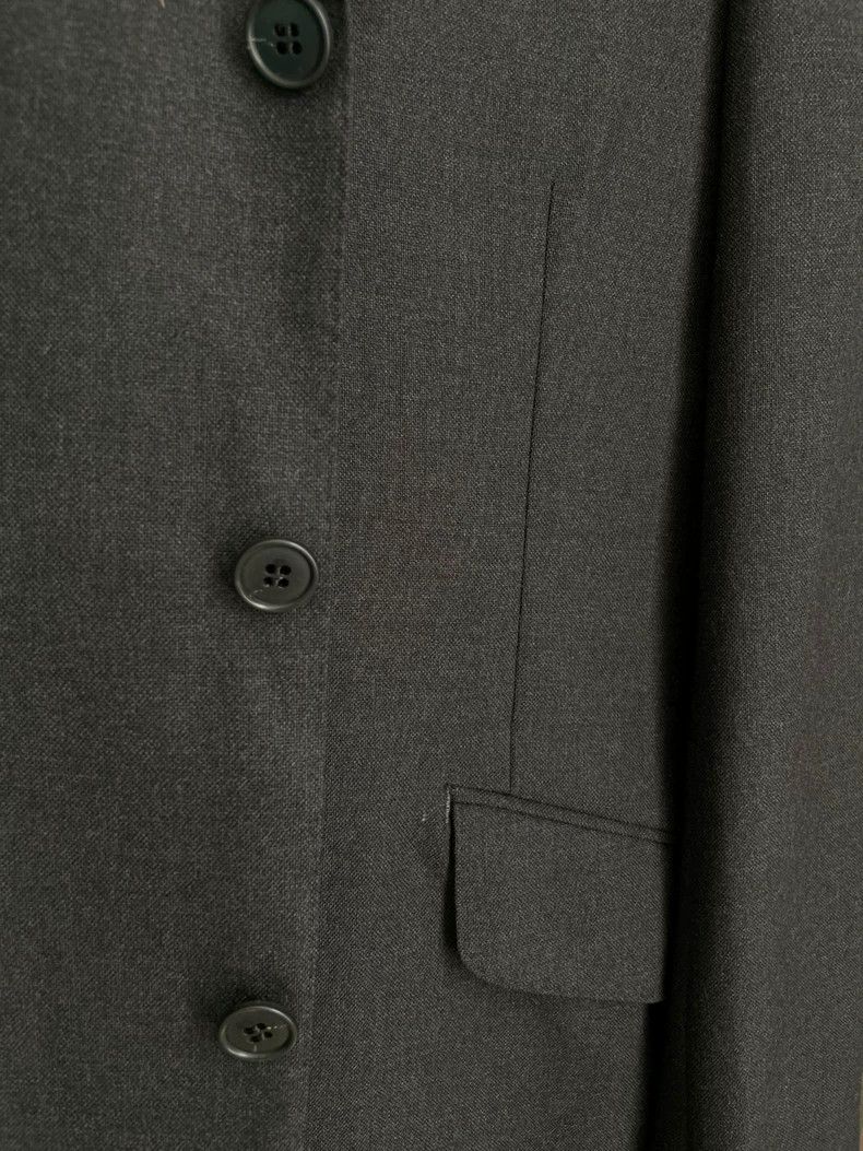 Yohji Yamamoto Yohji Yamamoto size m Gray blazer 2504-Nextarrow Size 36R - 4 Thumbnail