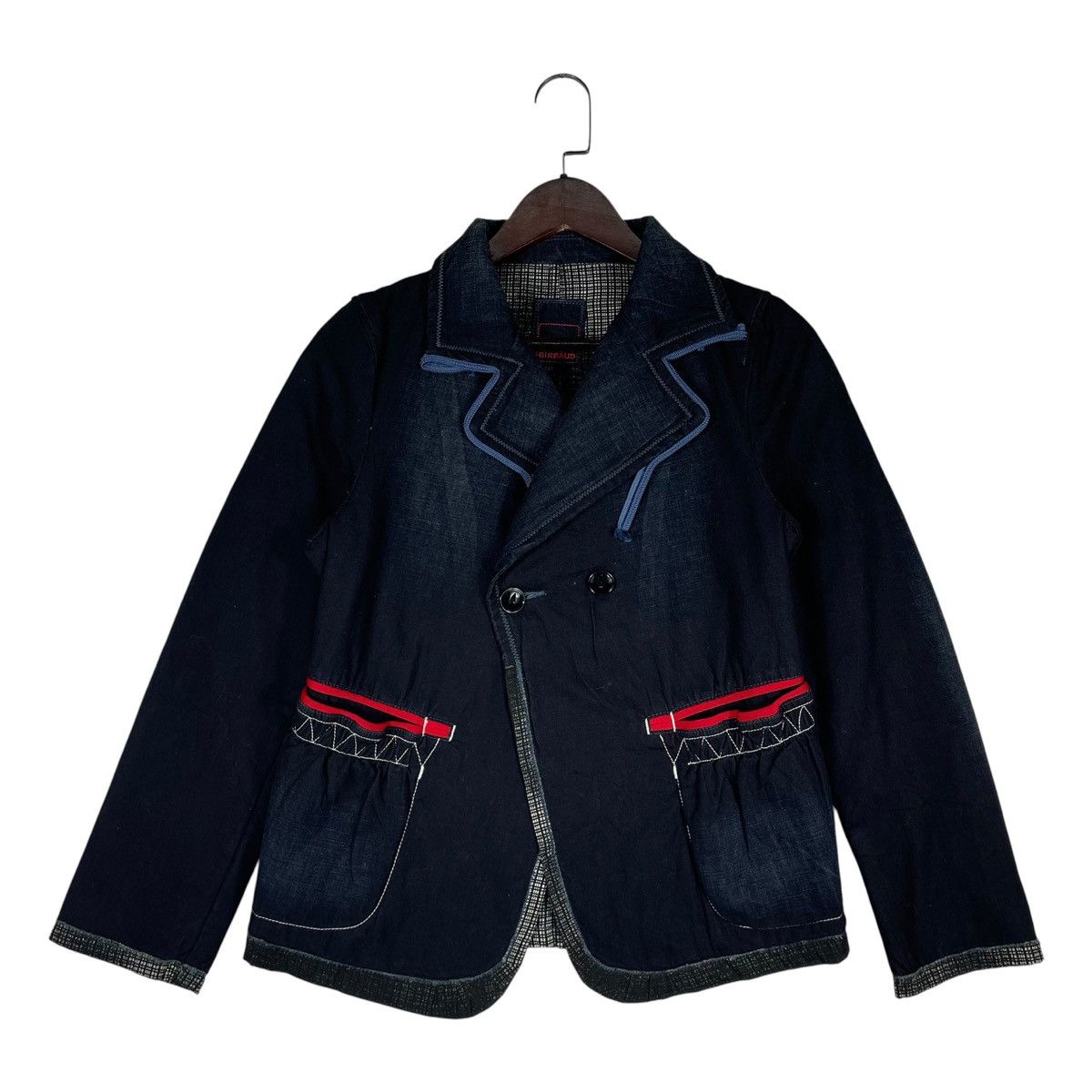 Marithe + Francois Girbaud Marithe Francois Girbaud Denim Indigo Dye Jacket Size M / US 6-8 / IT 42-44 - 5 Thumbnail
