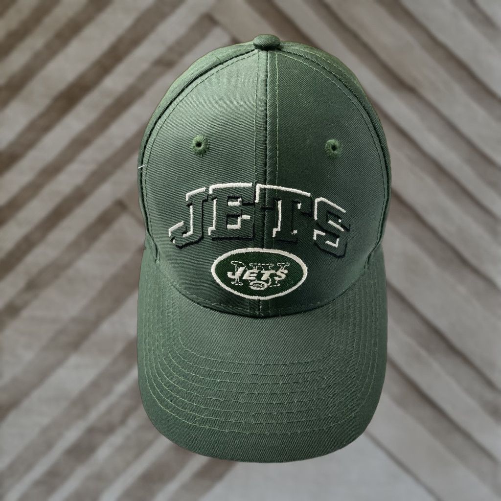 Logo Athletic VINTAGE New York Jets NFL Baseball Hat Cap Snapback Embroidered Logo Athletic Size ONE SIZE - 1 Thumbnail