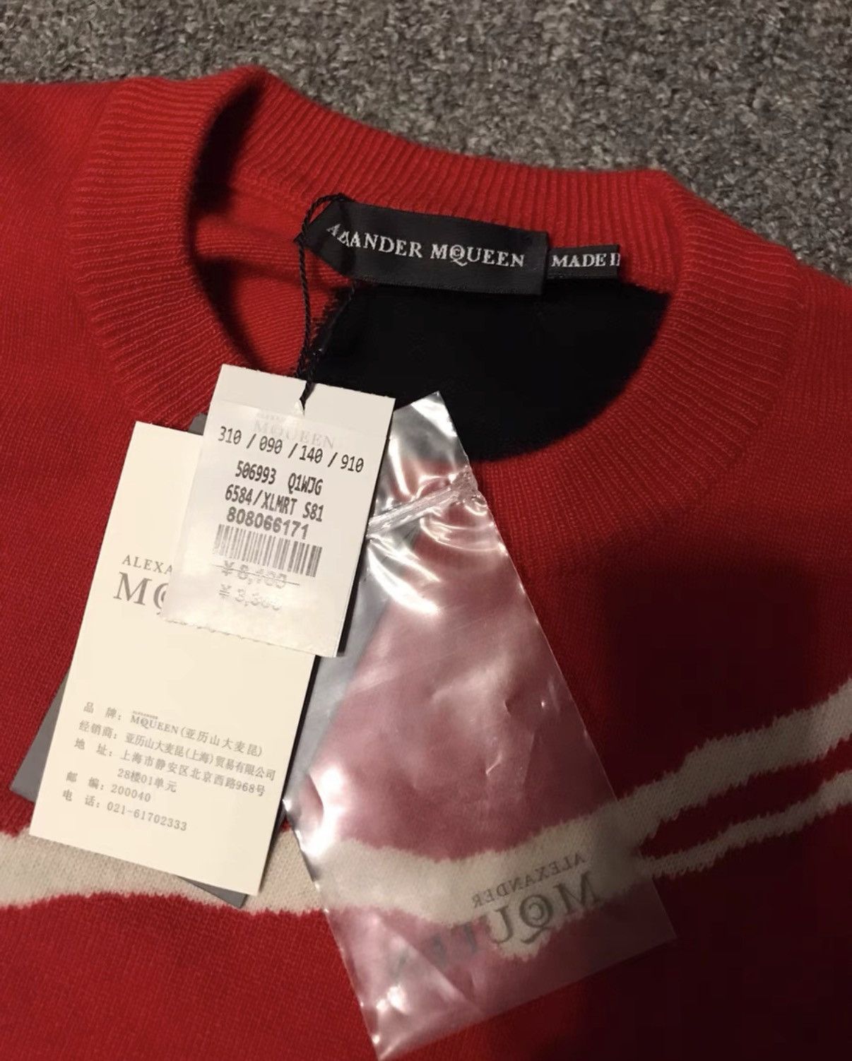Alexander McQueen Alexander McQueen Sweater ~~ Size US XL / EU 56 / 4 - 4 Thumbnail