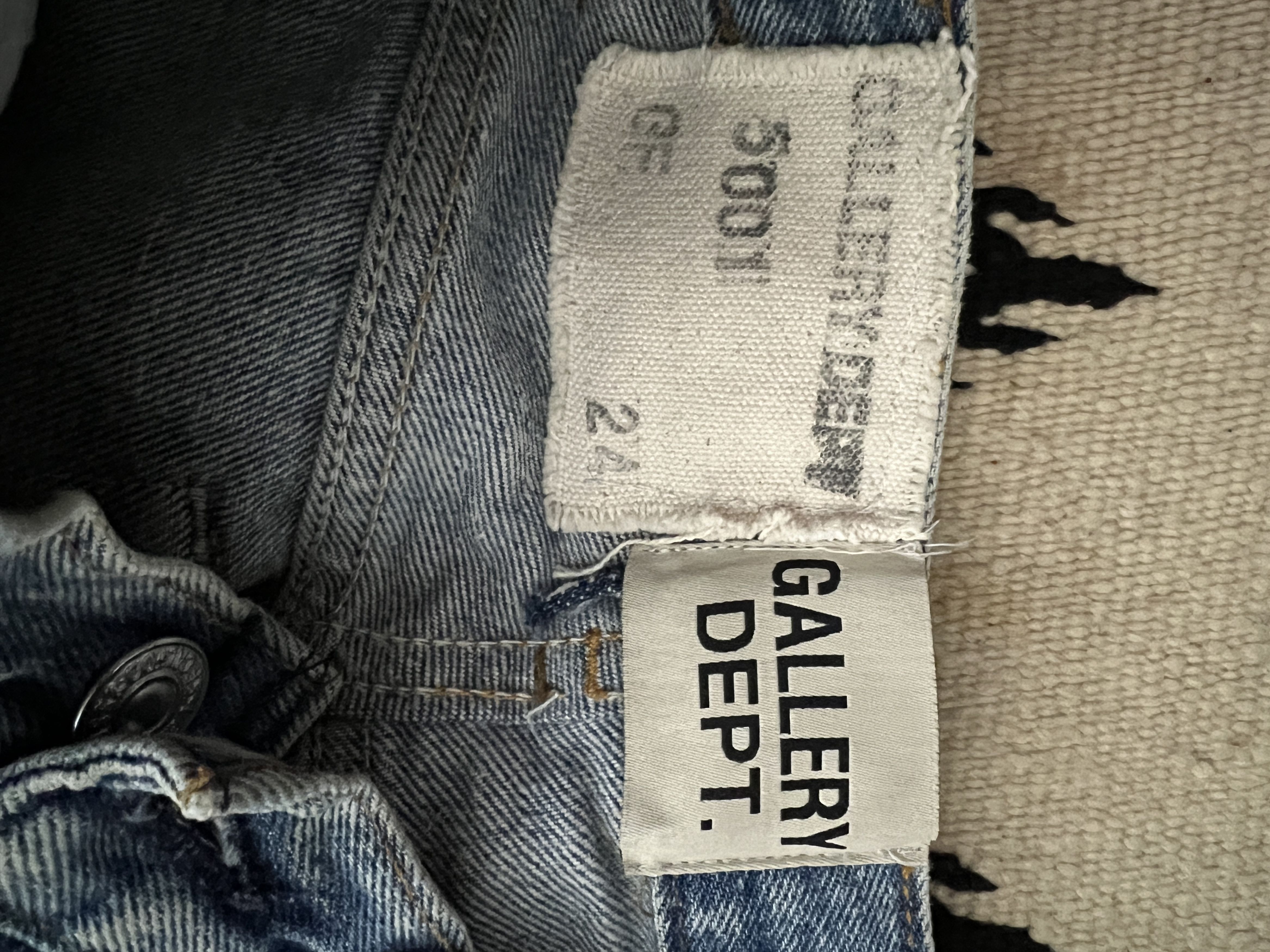 Gallery Dept. Paint Splatter Straight-Leg Distressed Jeans Size 24" / US 00 / IT 34 - 9 Thumbnail
