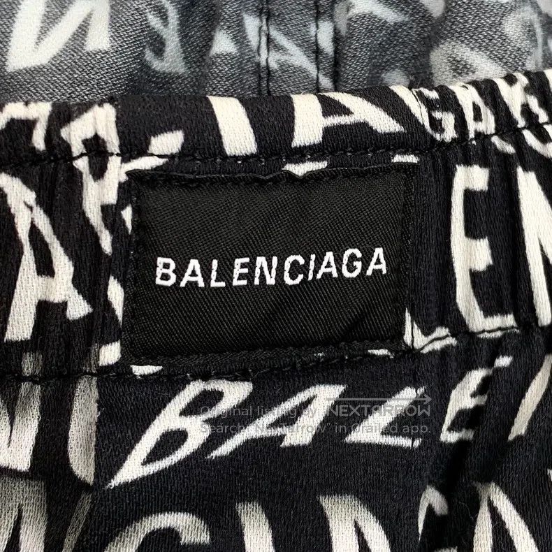Balenciaga Balenciaga Black and White Color Block Logo Letter Full Pr Size US 38 / EU 54 - 5 Thumbnail