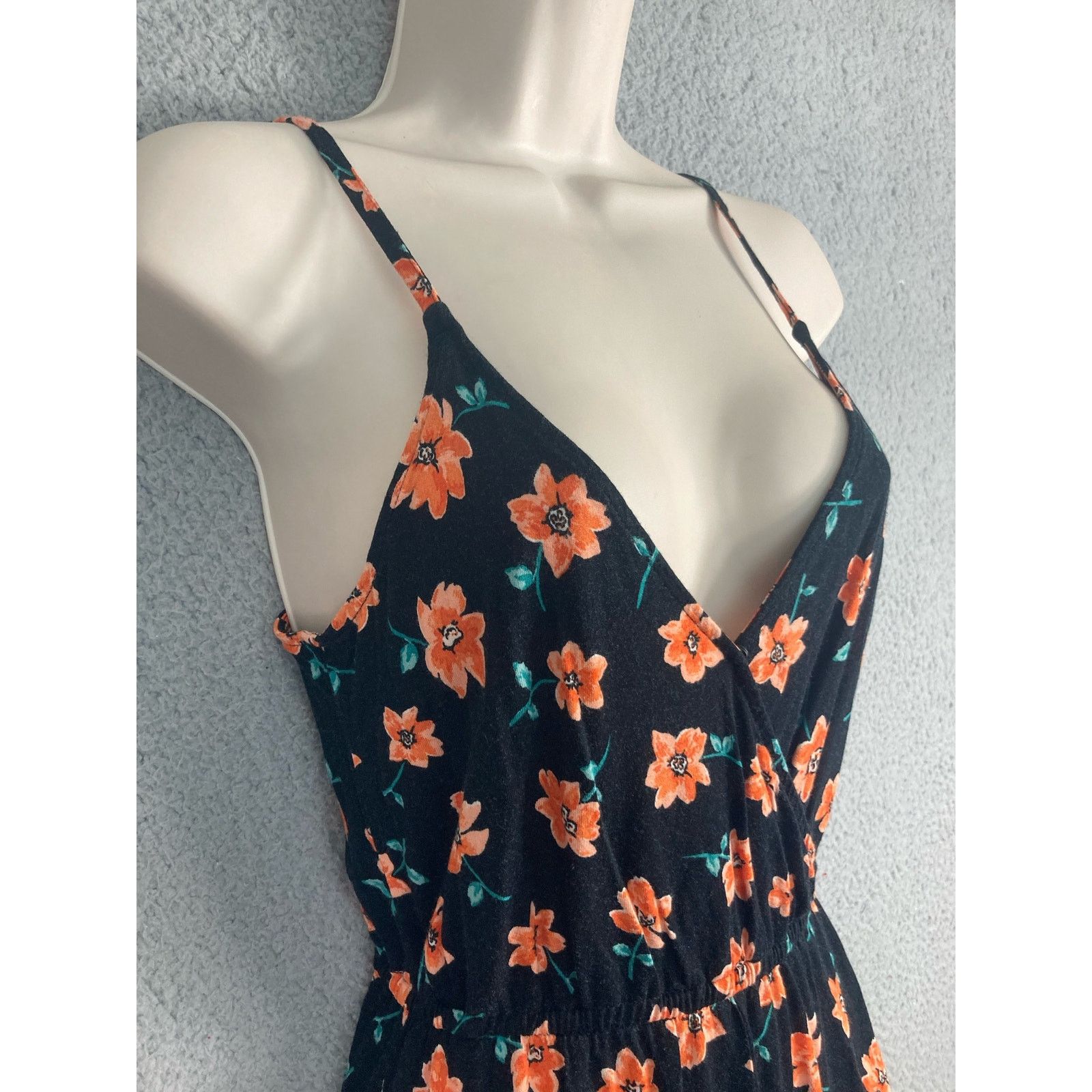 H&M H&M Women's Sleeveless Top Orange Black Size 2 Casual Size XS / US 0-2 / IT 36-38 - 6 Thumbnail