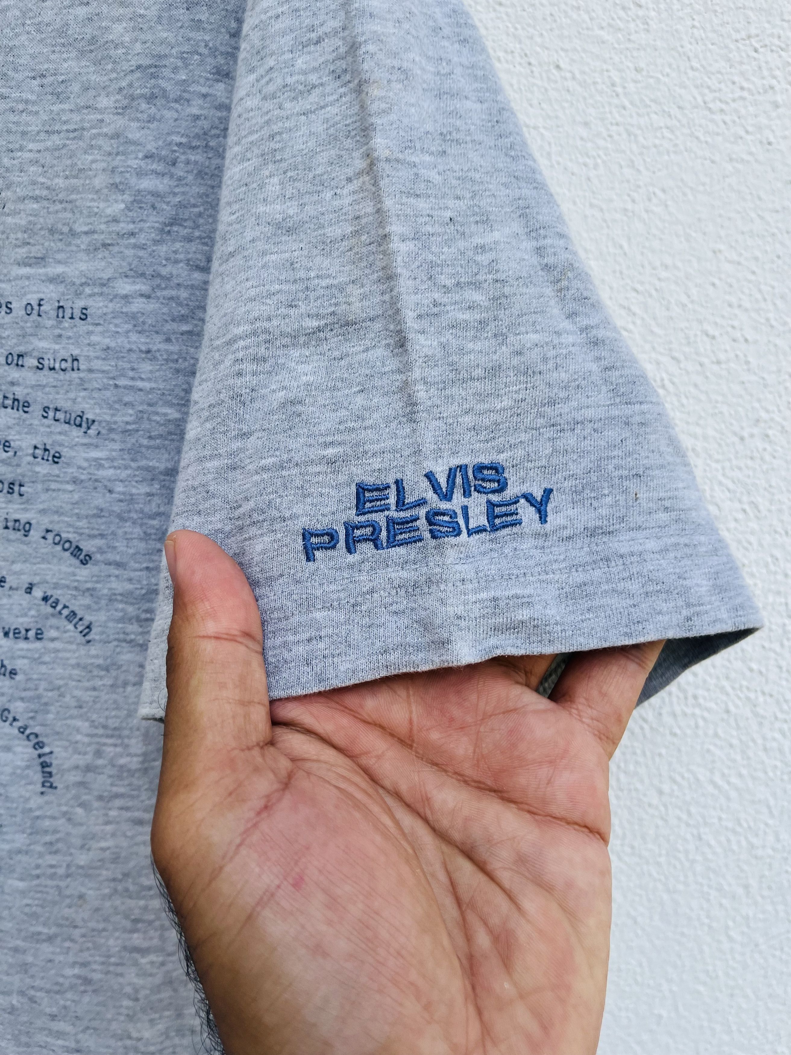 Band Tees × Vintage Vintage Elvis Presley Famous Artist Fashion Style Size US L / EU 52-54 / 3 - 7 Thumbnail