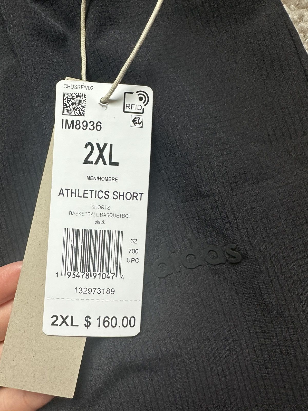 Adidas × Fear of God Fear Of God X Adidas Athletic Shorts Black Size 2XL Size US 42 / EU 58 - 3 Thumbnail