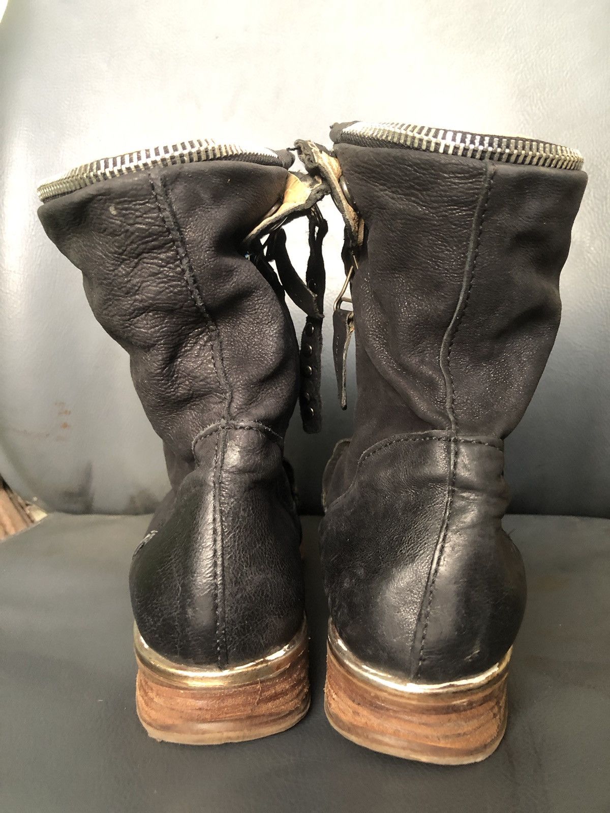 A.S.98 A.S 98 Black Calfskin Leather Women’s Boots Size 37 Size US 6.5 / IT 36.5 - 9 Thumbnail