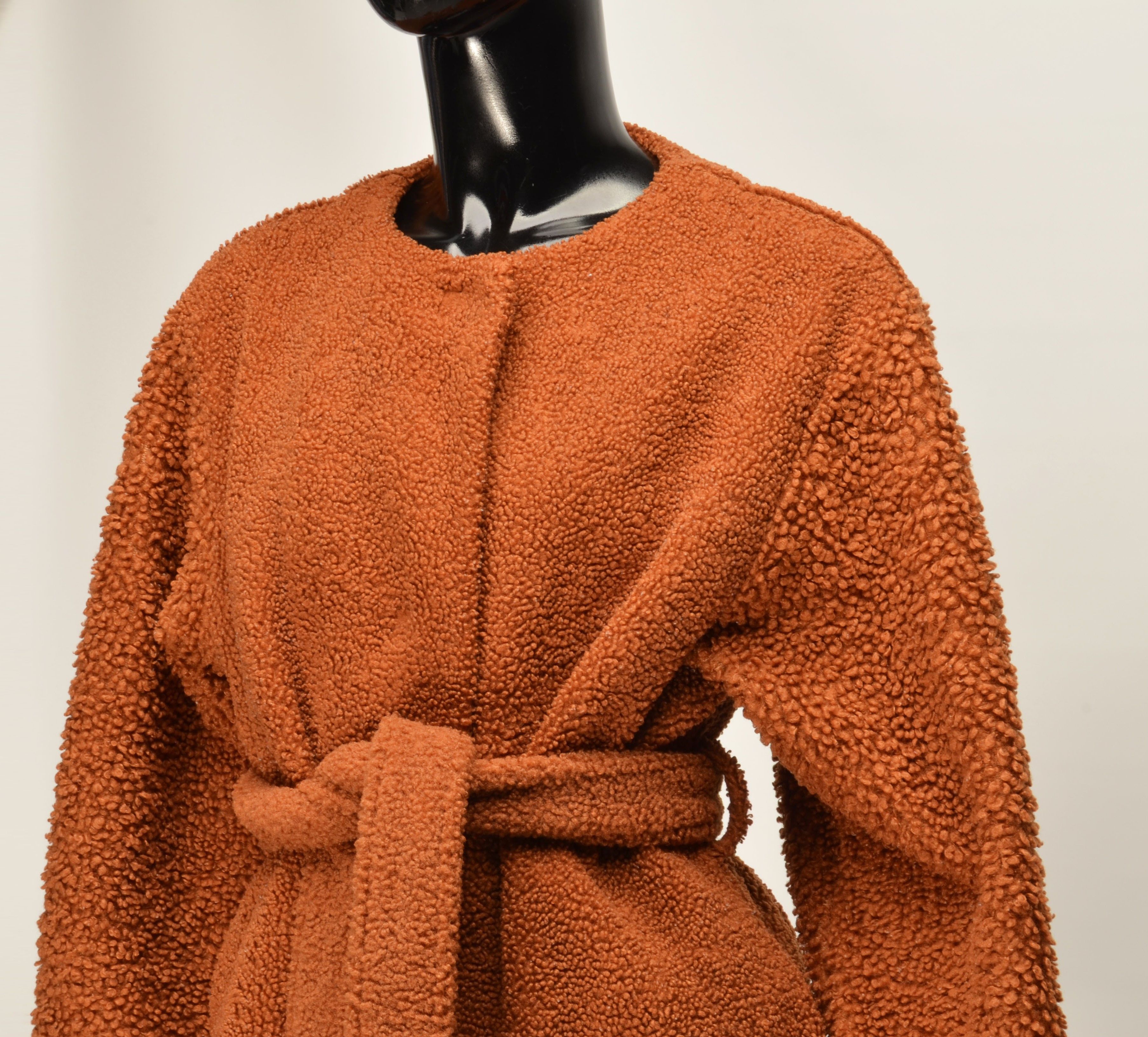 JW Anderson × Uniqlo Uniqlo X JW Anderson Sherpa Teddy Belted Coat Size L / US 10 / IT 46 - 2 Thumbnail