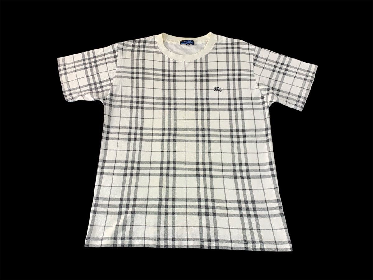 Burberry Hype Burberry Blue Label Nova Checked Monogram Printed Tee Size US M / EU 48-50 / 2 - 1 Thumbnail