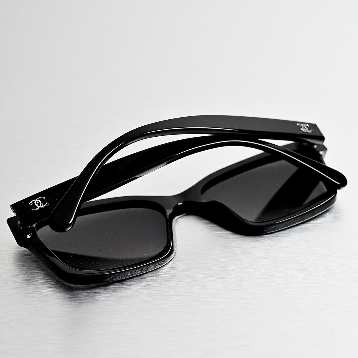 Chanel CHANEL 0CH5417 C501S8 BLACK GREY SUNGLASSES Size ONE SIZE - 10 Thumbnail