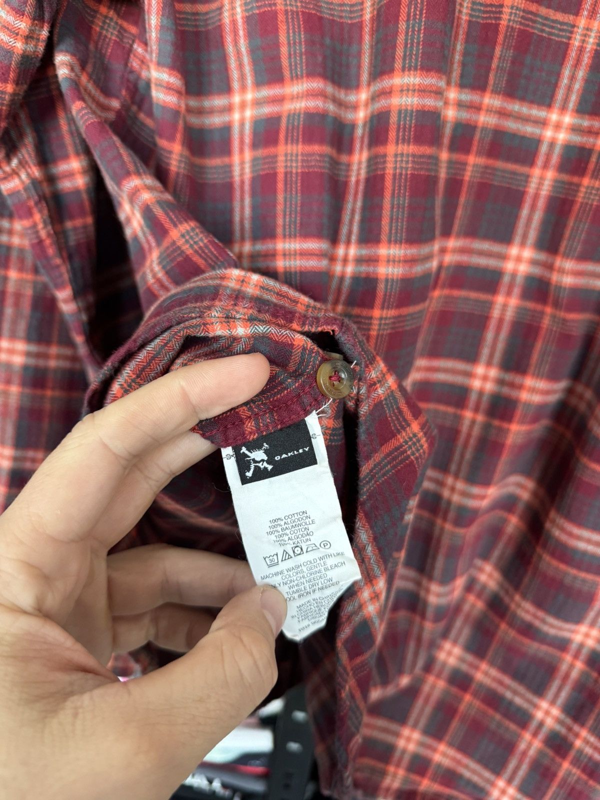 Oakley Oakley vintage streetwear flannel Y2K Size US S / EU 44-46 / 1 - 6 Thumbnail