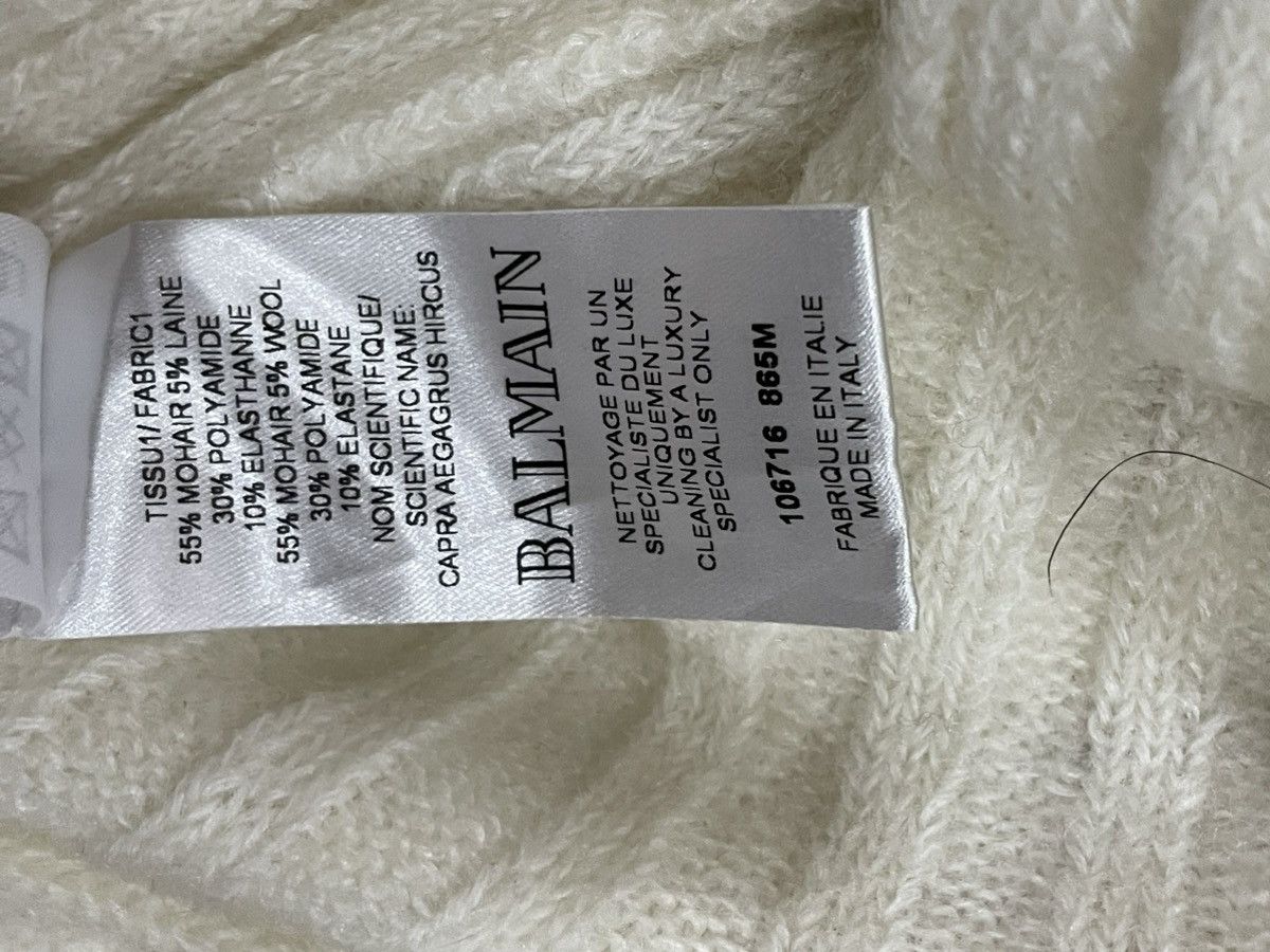 Balmain Balmain Paris Mohair Sweatshirt Size XXS / US 00 / IT 34 - 4 Thumbnail