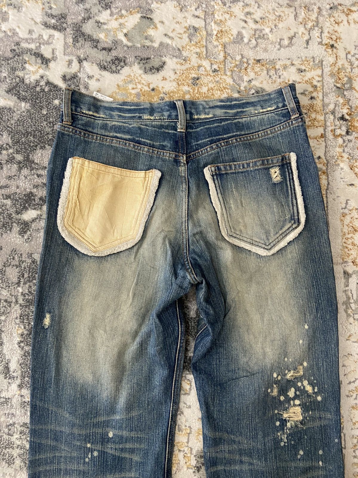 If Six Was Nine × Japanese Brand ❤️‍🔥SEND OFFER ❤️‍🔥 BLUE DENIM REWORKED DISTRESSED Size US 30 / EU 46 - 10 Thumbnail