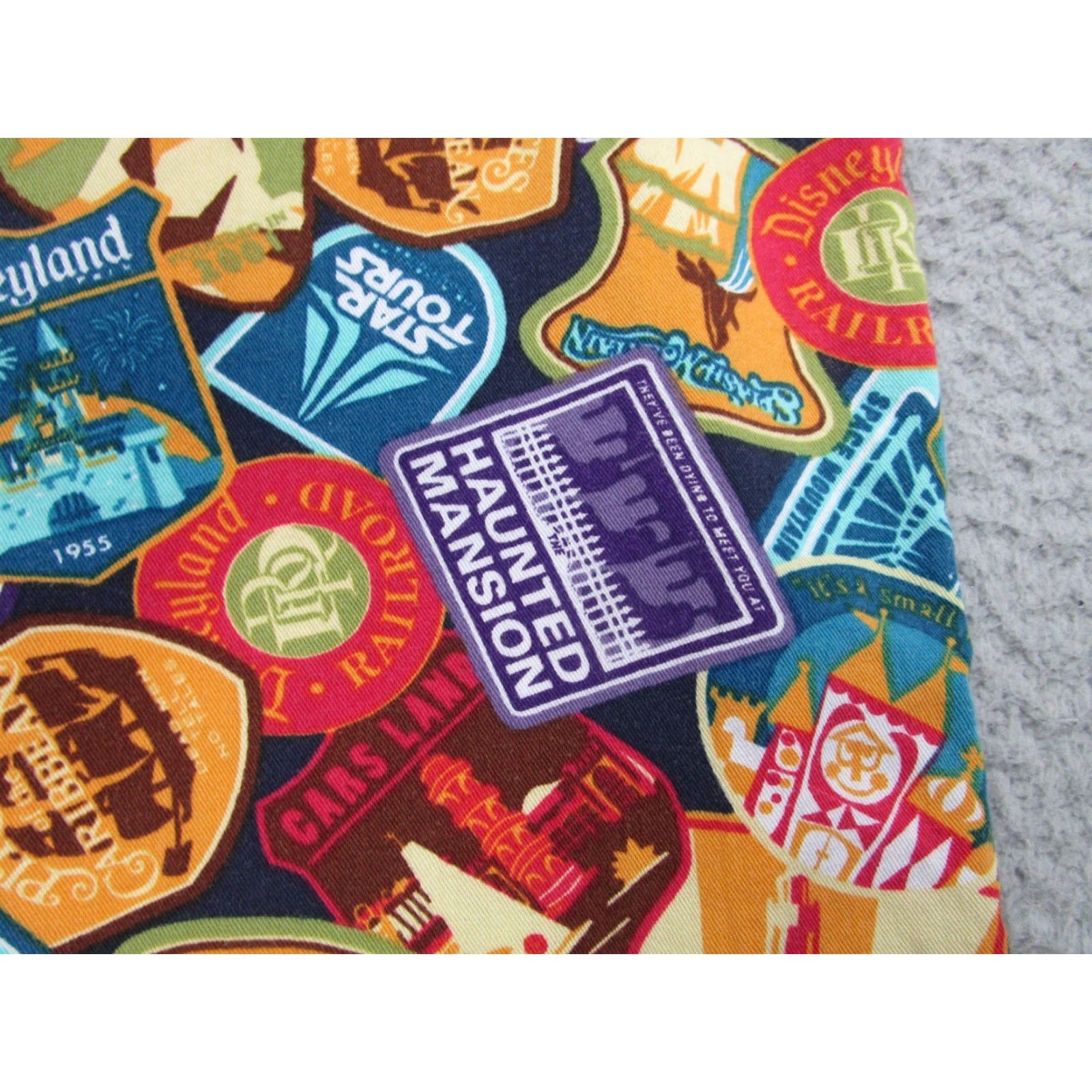 Disney Disney Parks Shirt Mens XL Rides Attractions Badges All Over Camp Resort Vented Size US XL / EU 56 / 4 - 5 Thumbnail