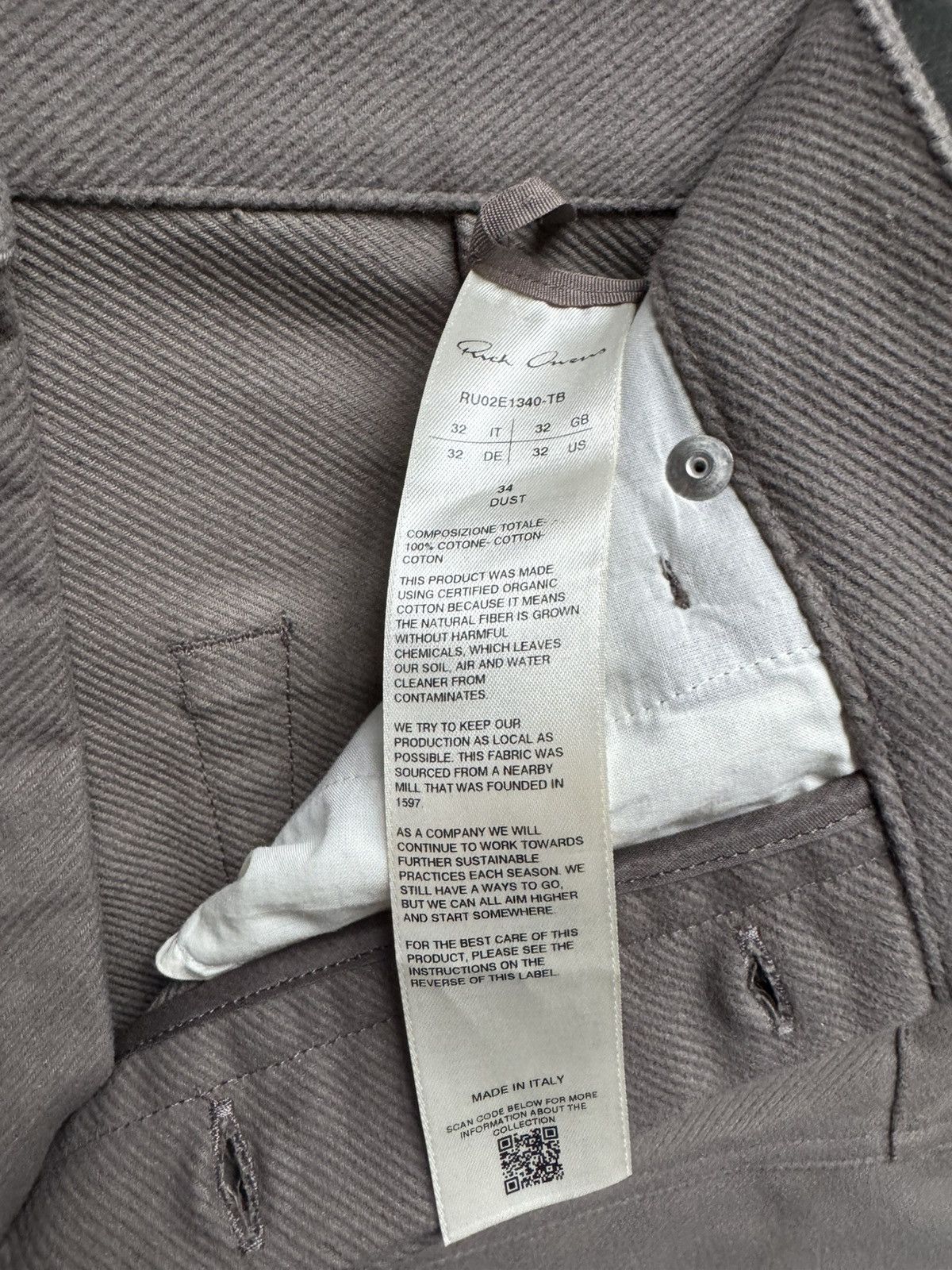 Rick Owens FW25 RICK OWENS DOUBLE CARGO PANTS Size US 32 / EU 48 - 9 Thumbnail